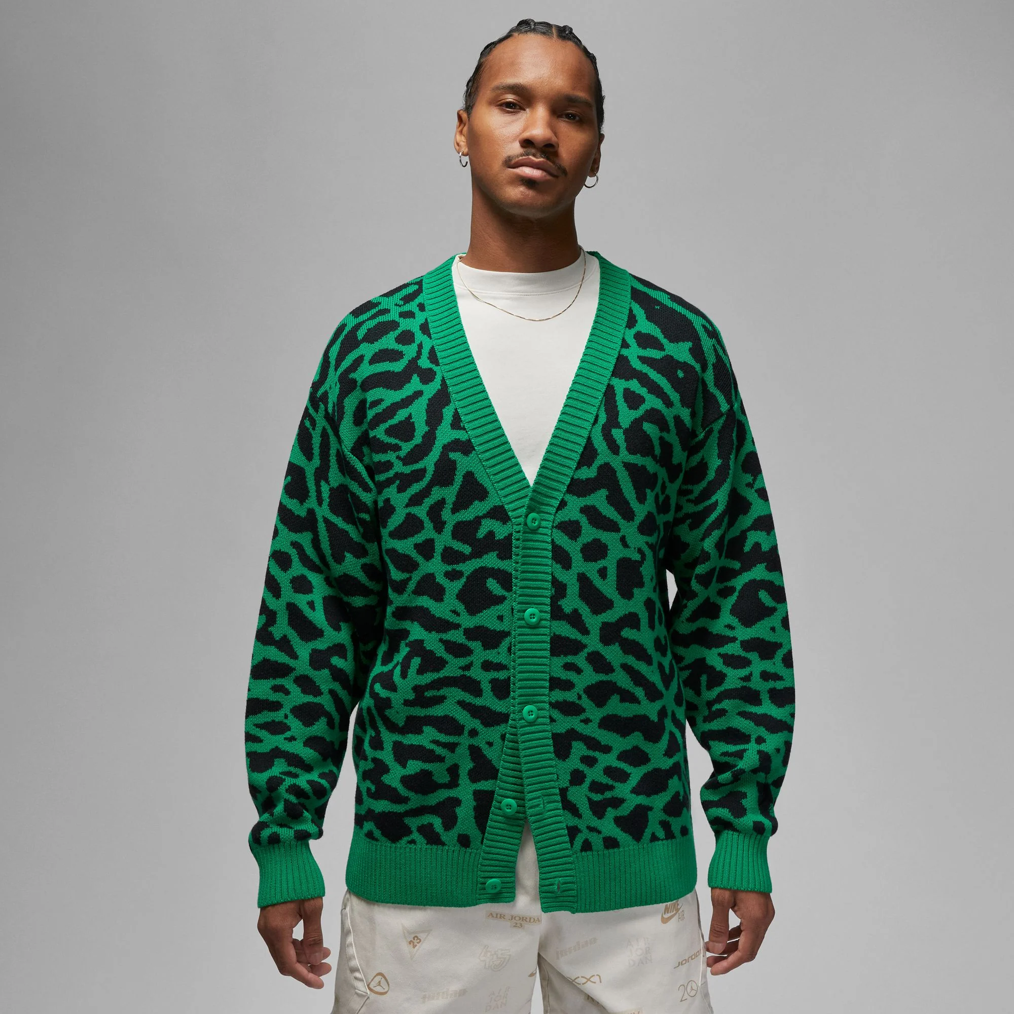 Air Jordan Mens Flight Heritage Cardigan - Image 2