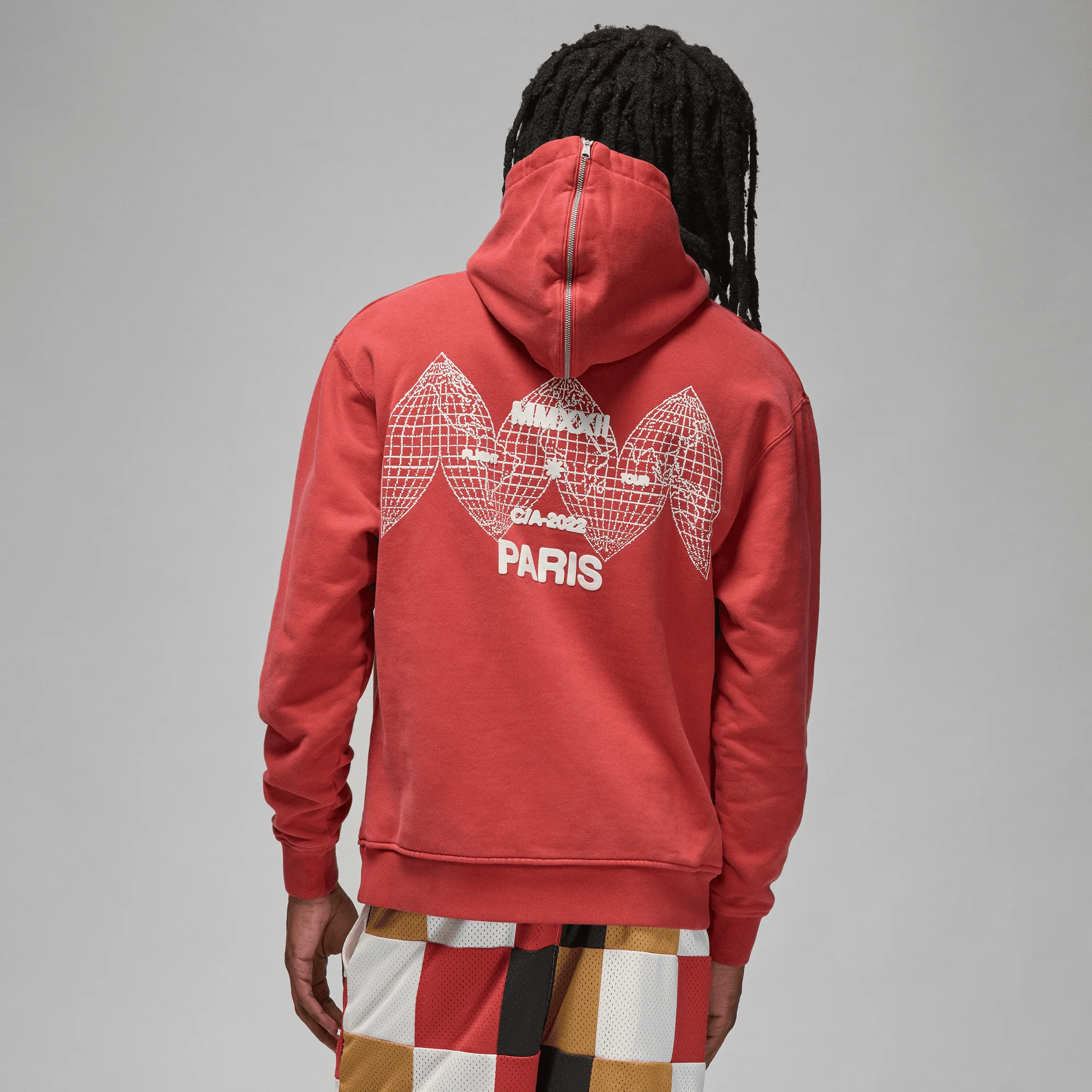 Air Jordan Mens Flight Heritage Fleece Pullover Hoodie - Image 2