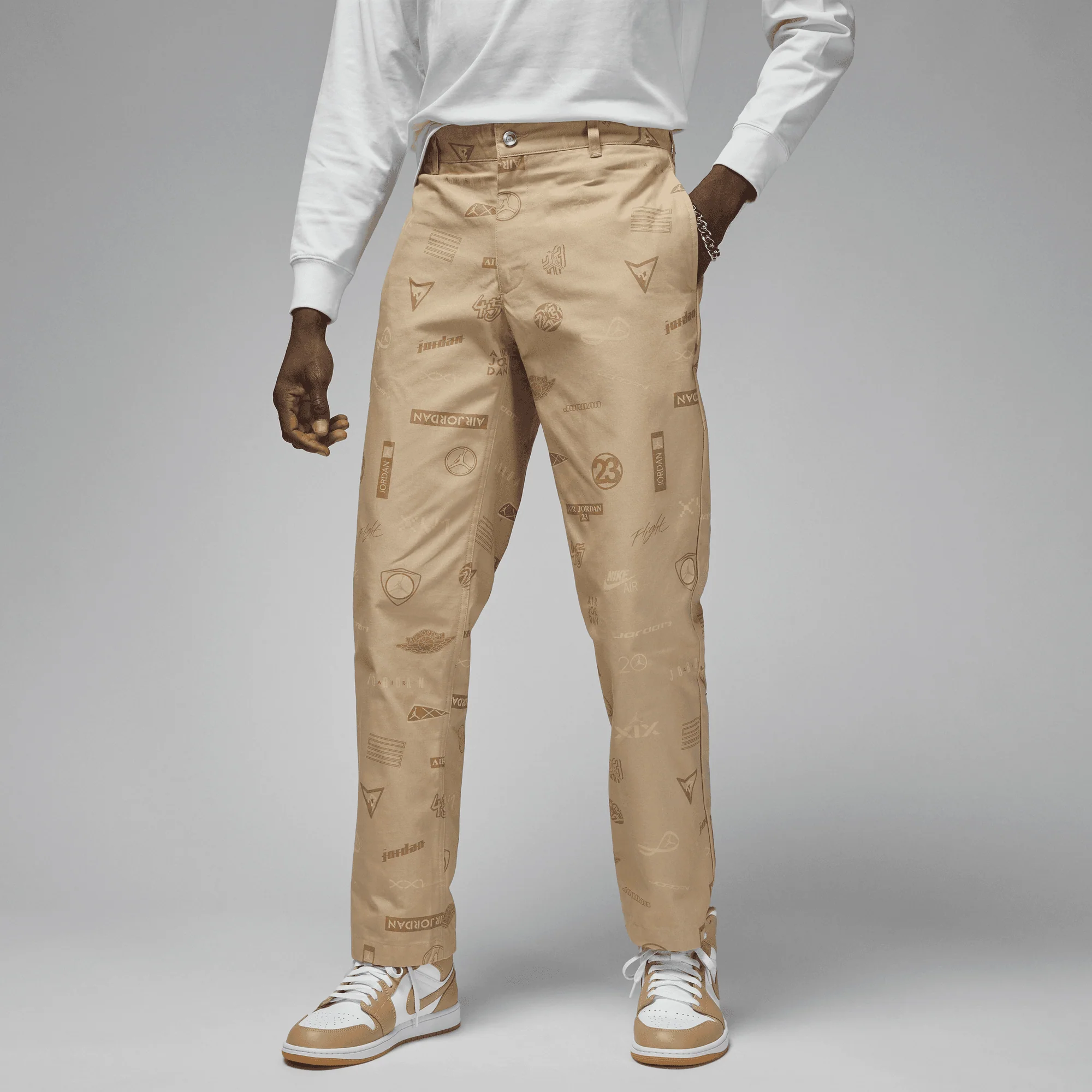 Air Jordan Mens Flight Heritage Pants - Image 2