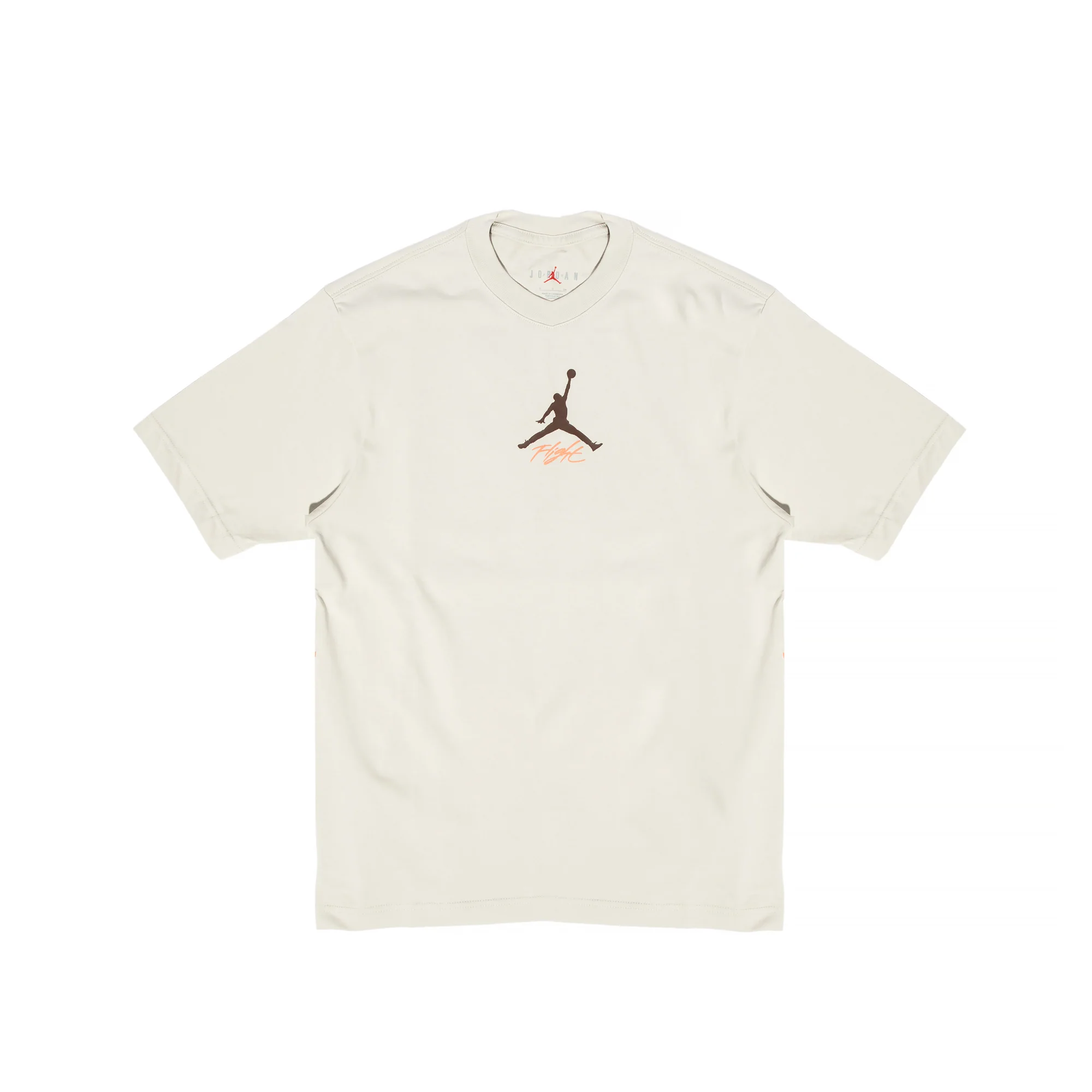 Air Jordan Mens Flight Heritage Tshirt 'Light Bone'