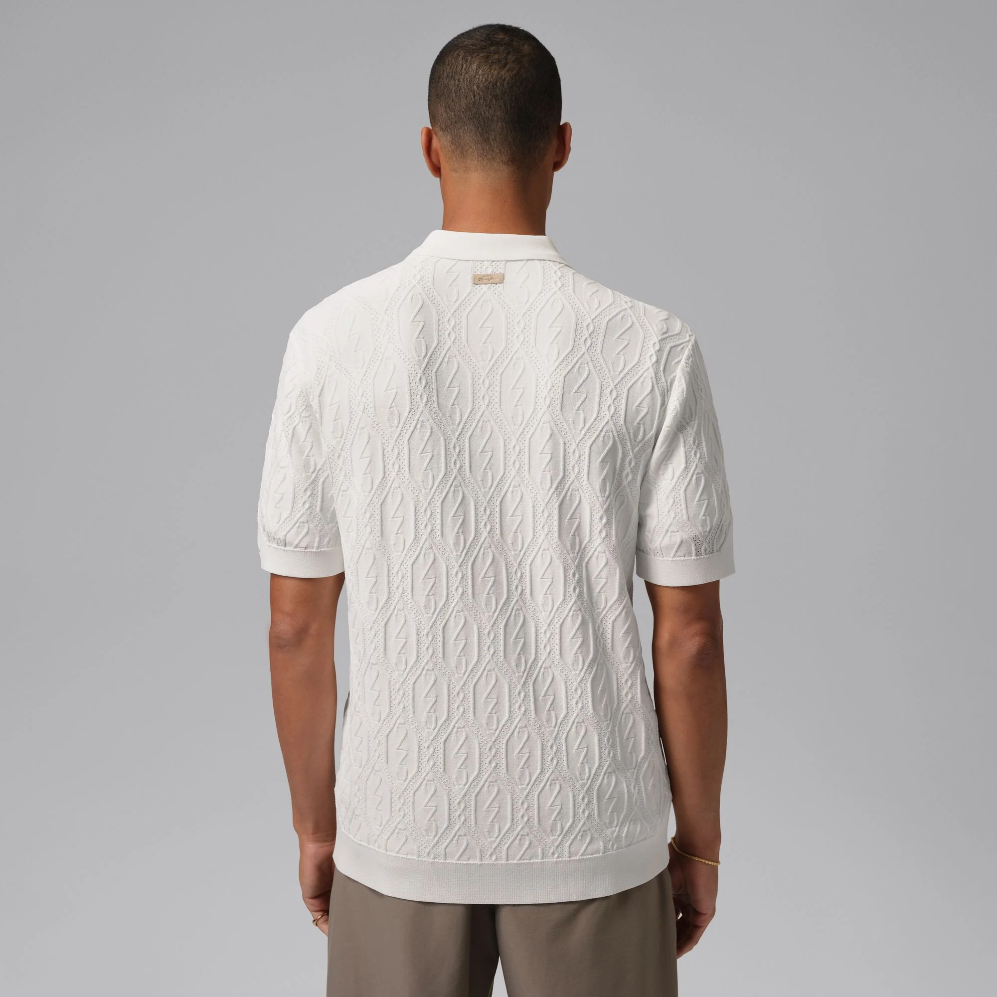 Air Jordan Mens Golf Button-Down Shirt - Image 3