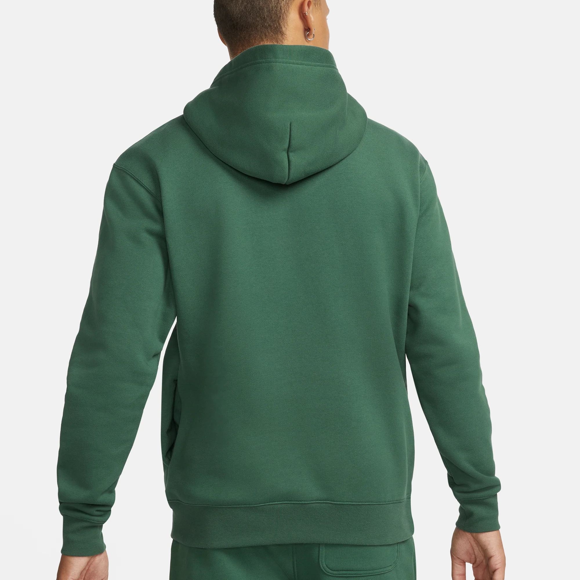 Air Jordan Mens Graphic Fleece Hoodie 'Noble Green' - Image 2