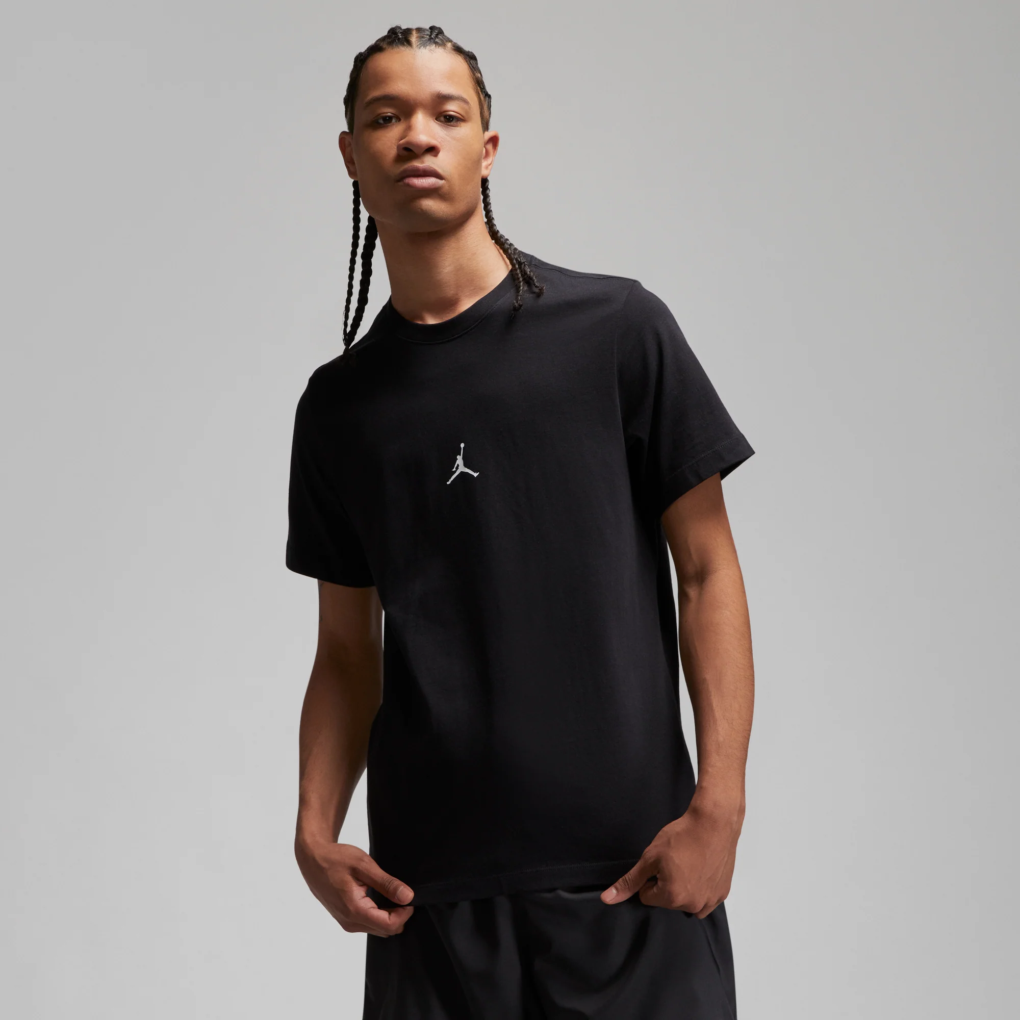 Air Jordan Mens Graphic T-Shirt 'Black' - Image 3