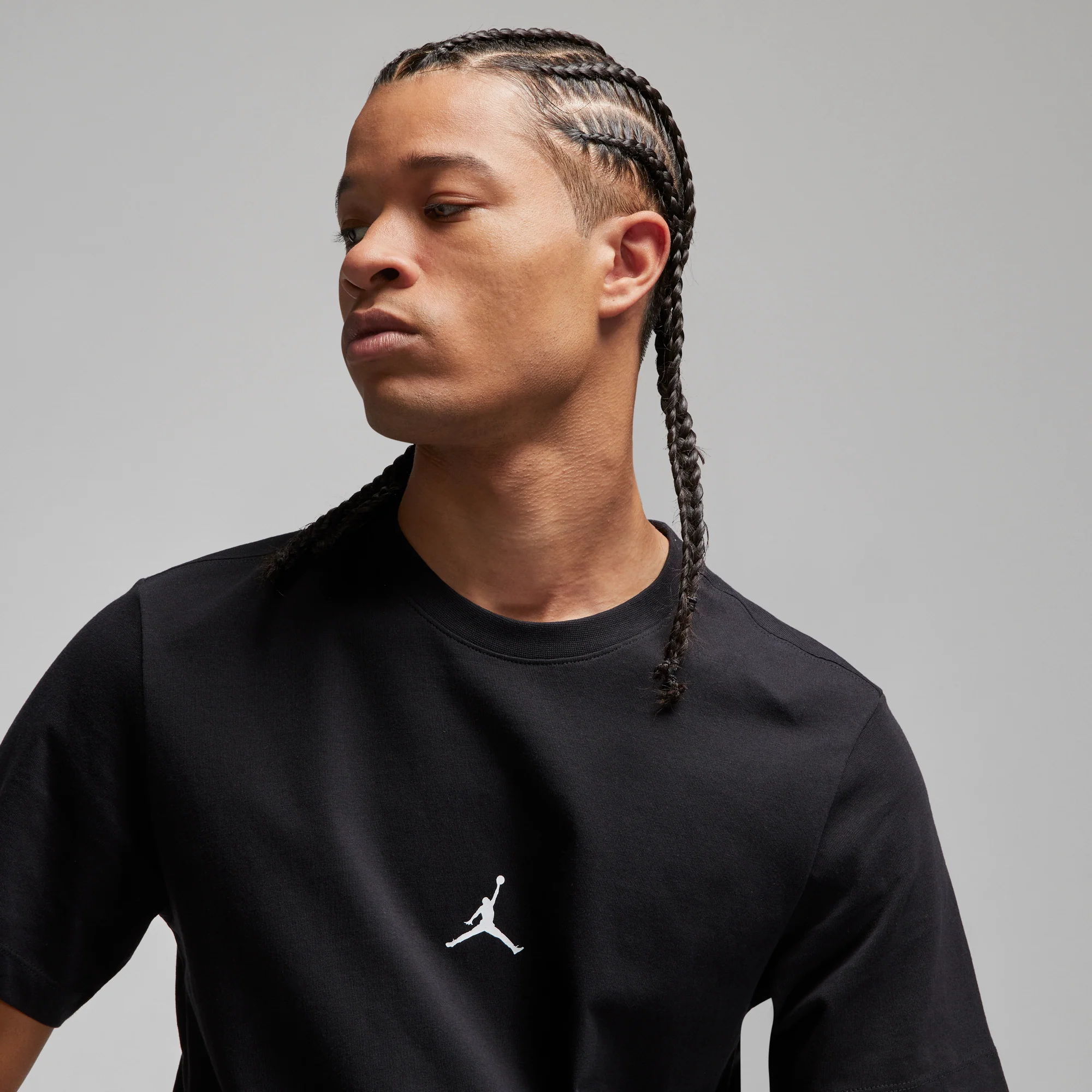 Air Jordan Mens Graphic T-Shirt 'Black' - Image 4