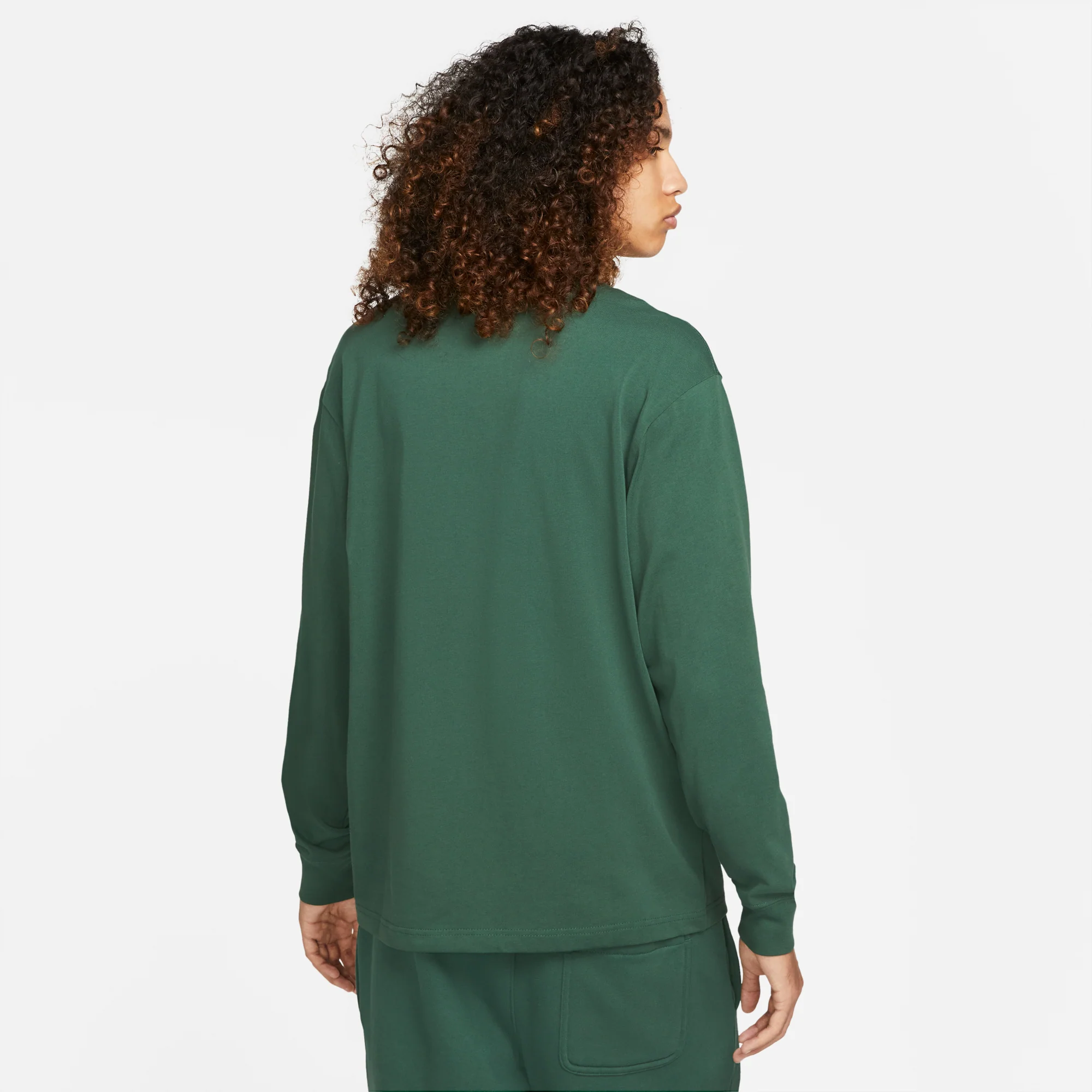 Air Jordan Mens Long Sleeve Tshirt 'Noble Green' - Image 3