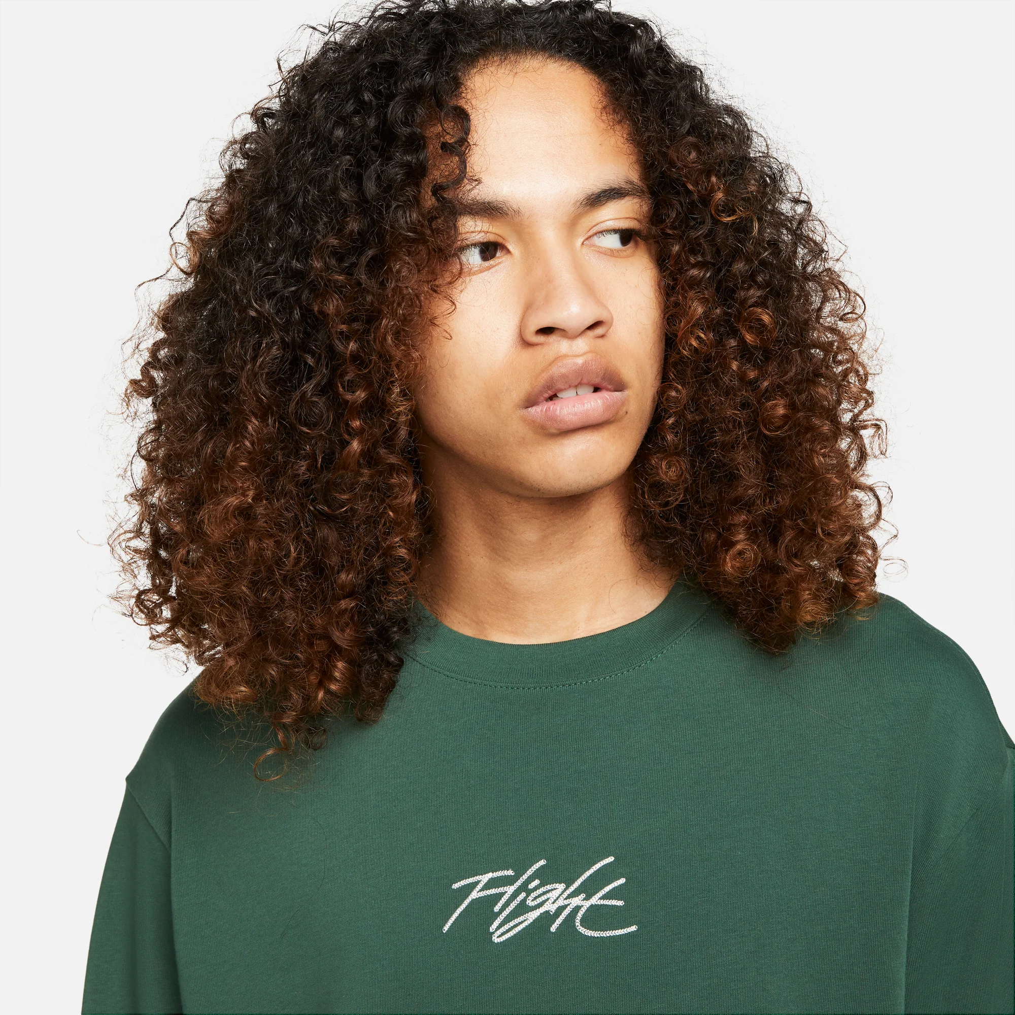 Air Jordan Mens Long Sleeve Tshirt 'Noble Green' - Image 4