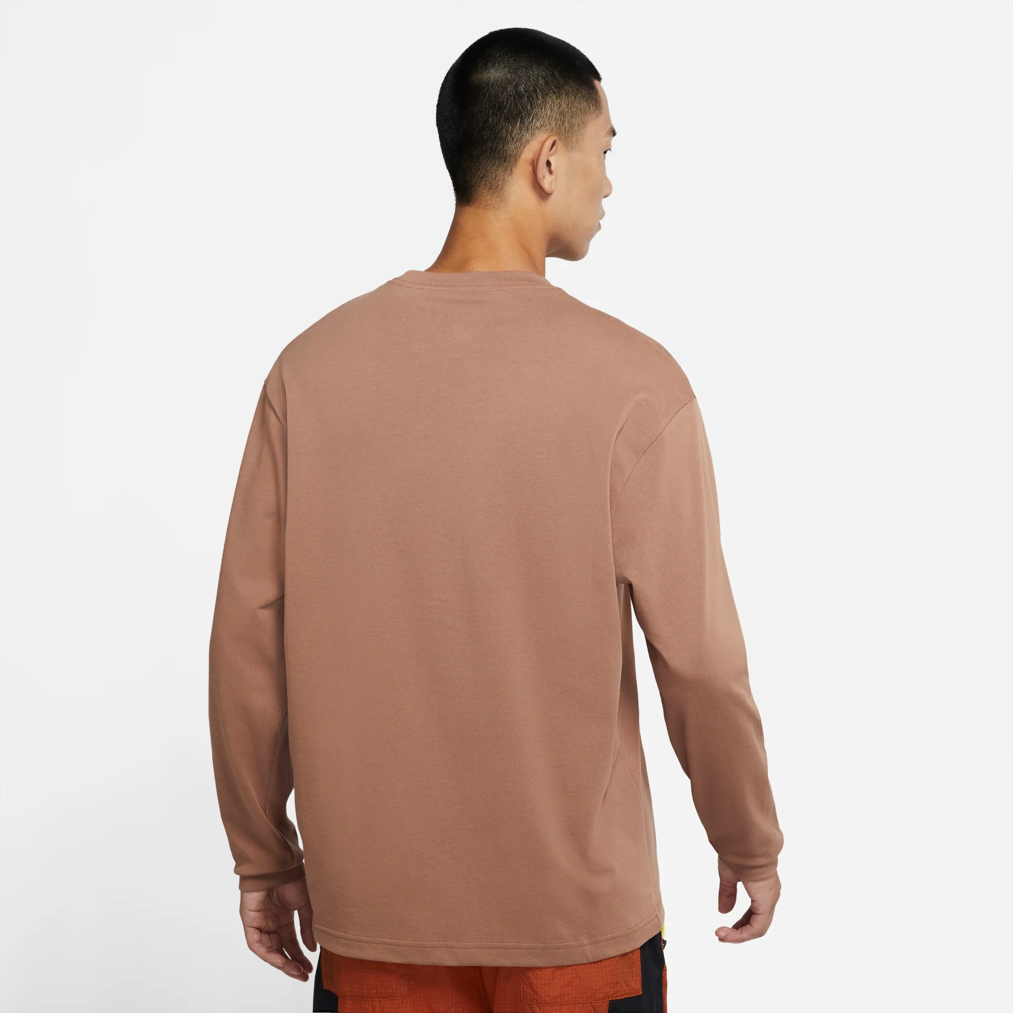 Air Jordan Mens Long Sleeve Tshirt 'Archaeo Brown' - Image 3