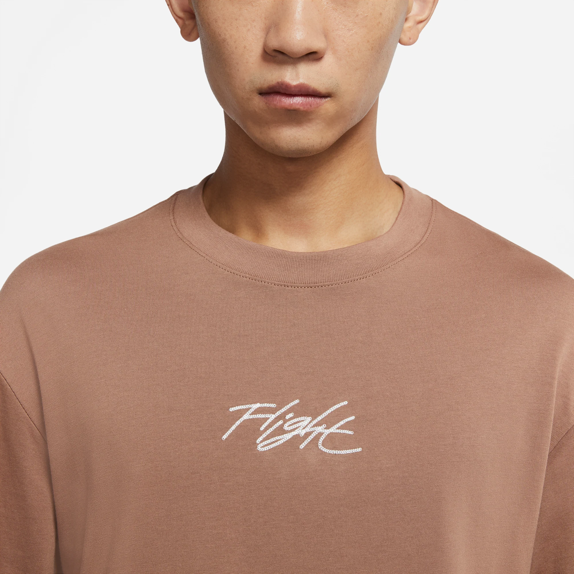 Air Jordan Mens Long Sleeve Tshirt 'Archaeo Brown' - Image 4