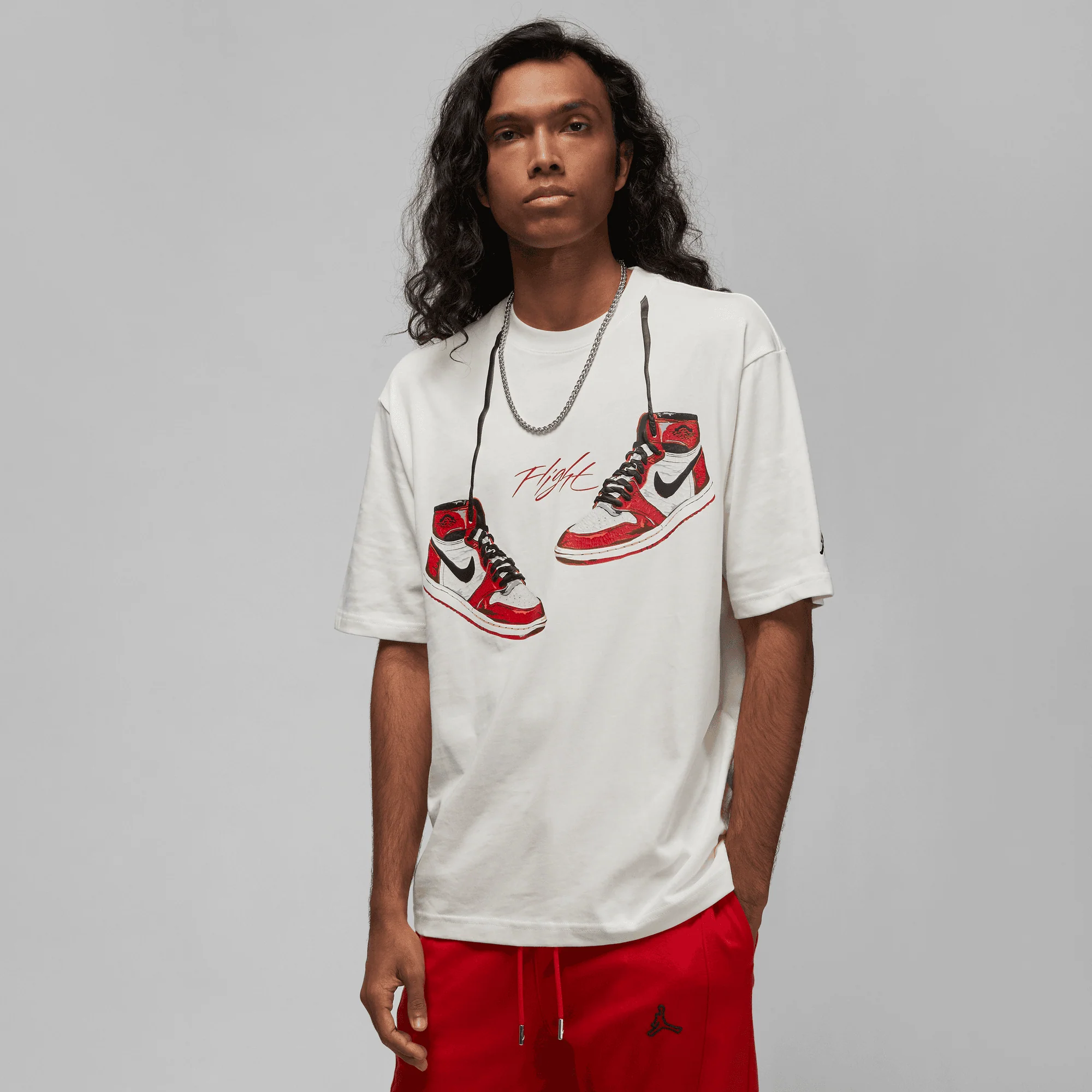 Air Jordan Mens Lost and Found SS Tee - Image 2