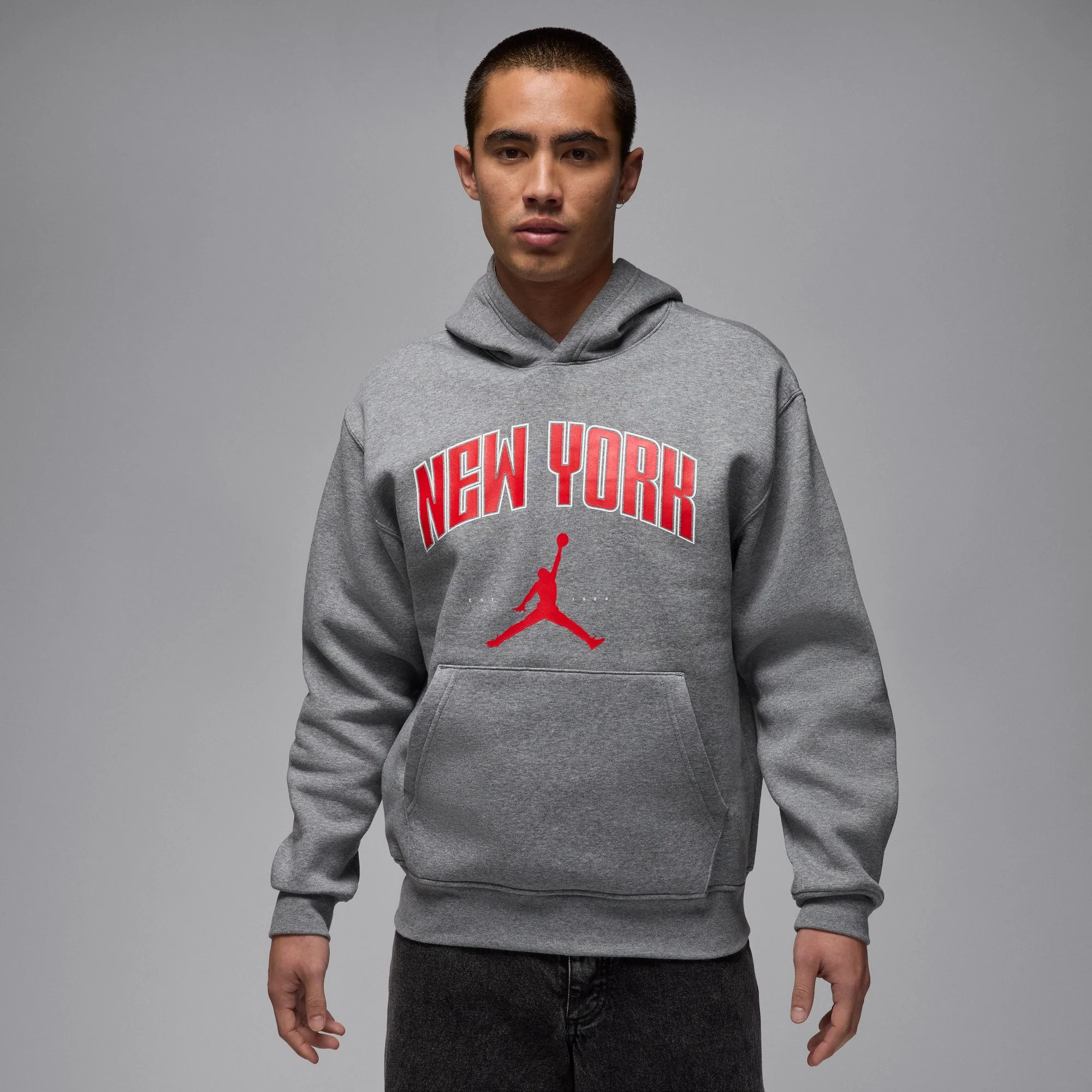 Air Jordan Mens New York Fleece Pullover Hoodie - Image 2