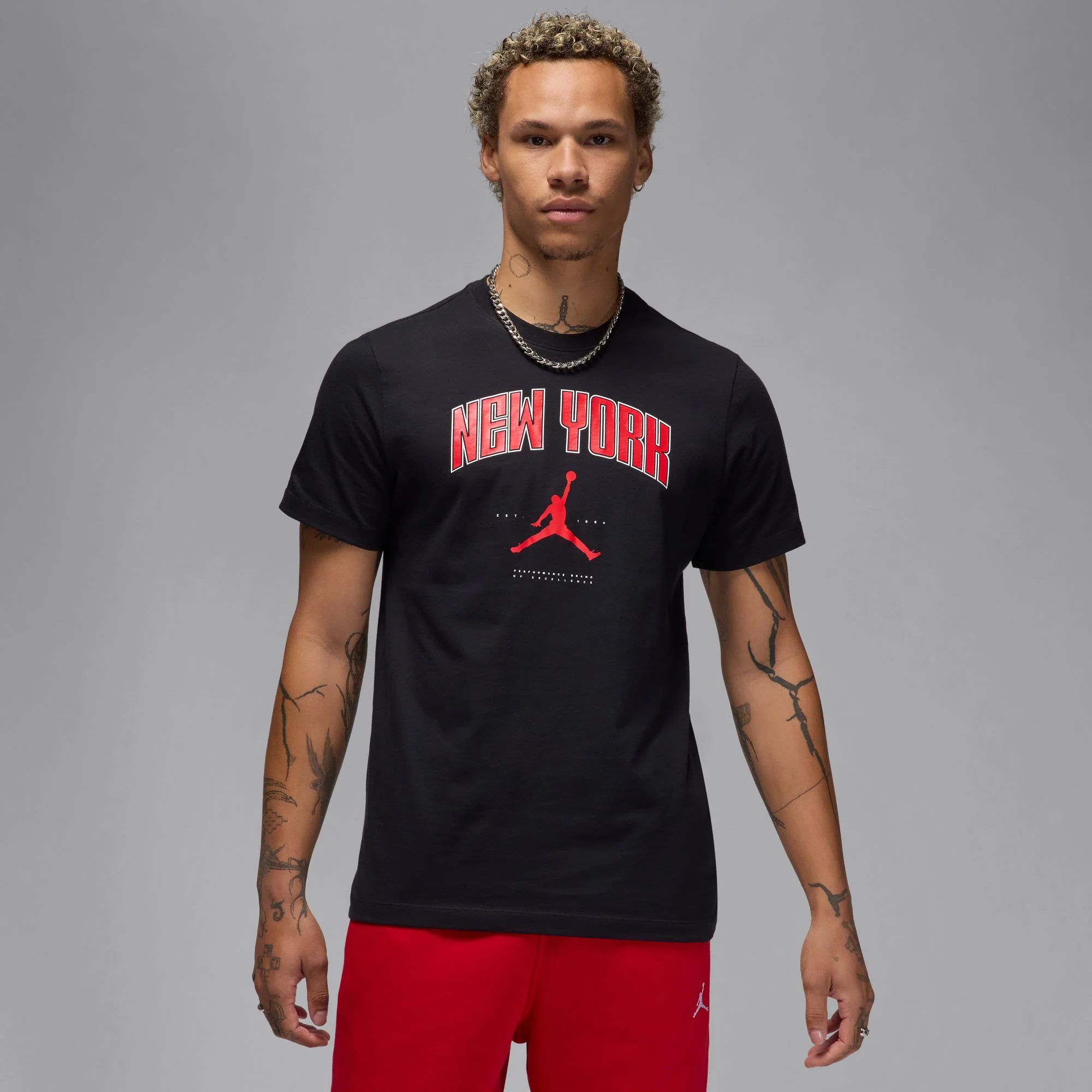 Air Jordan Mens New York Tee - Image 2