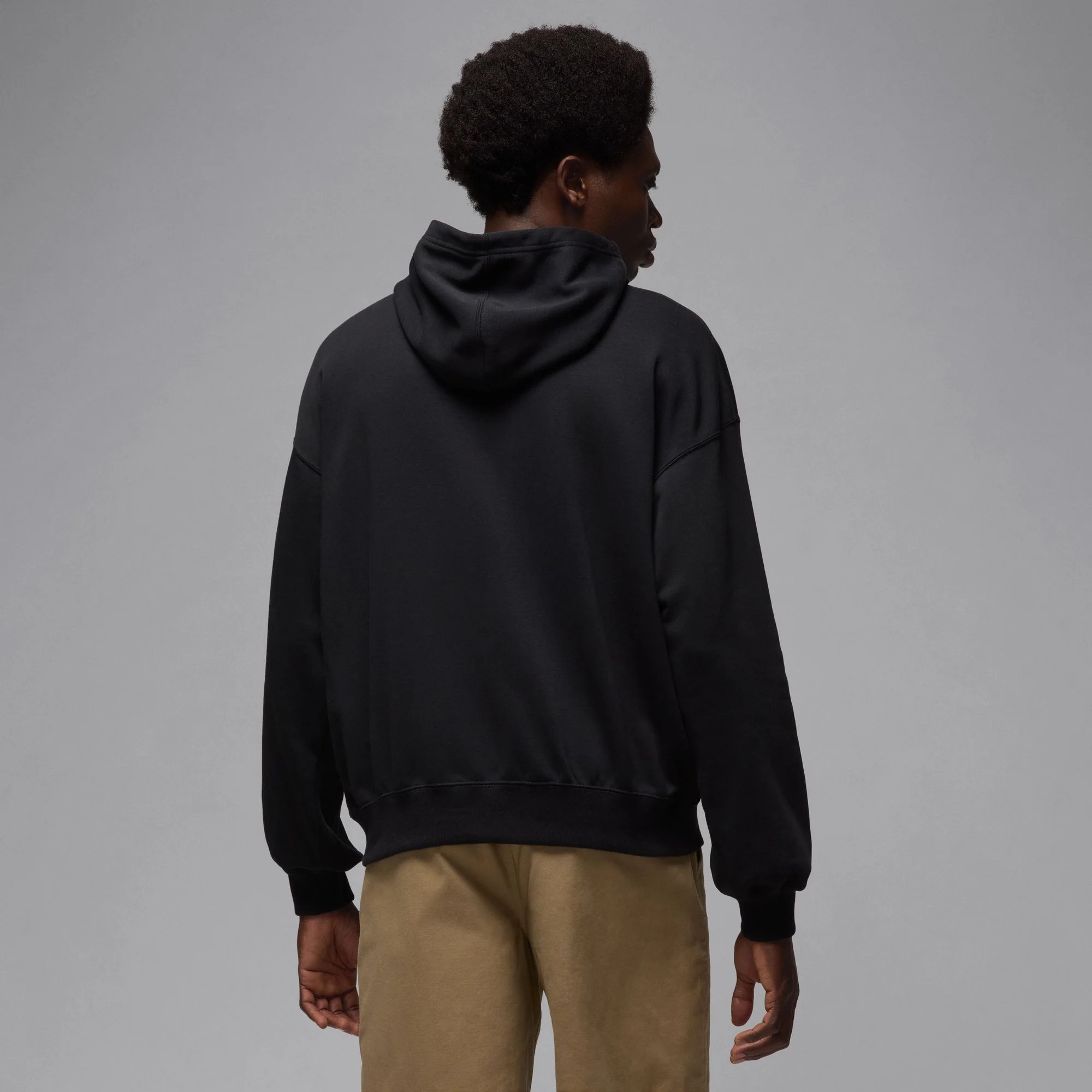 Air Jordan Mens Flight Oversized Pullover Hoodie - Image 3