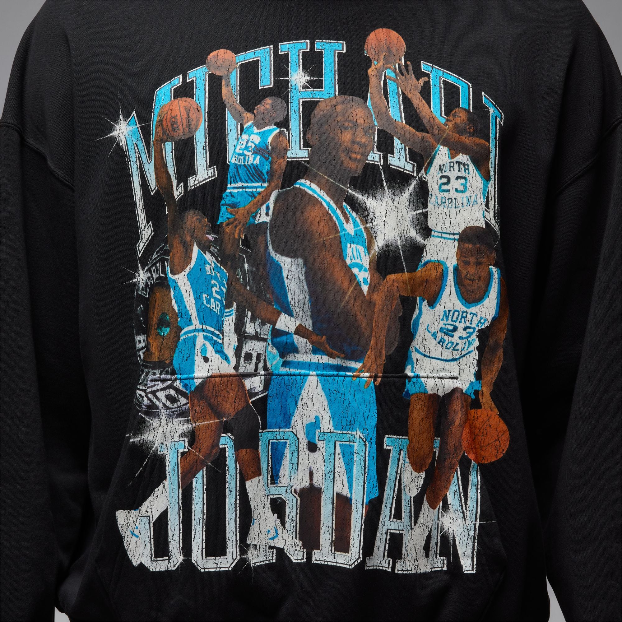 Air Jordan Mens Flight Oversized Pullover Hoodie - Image 4