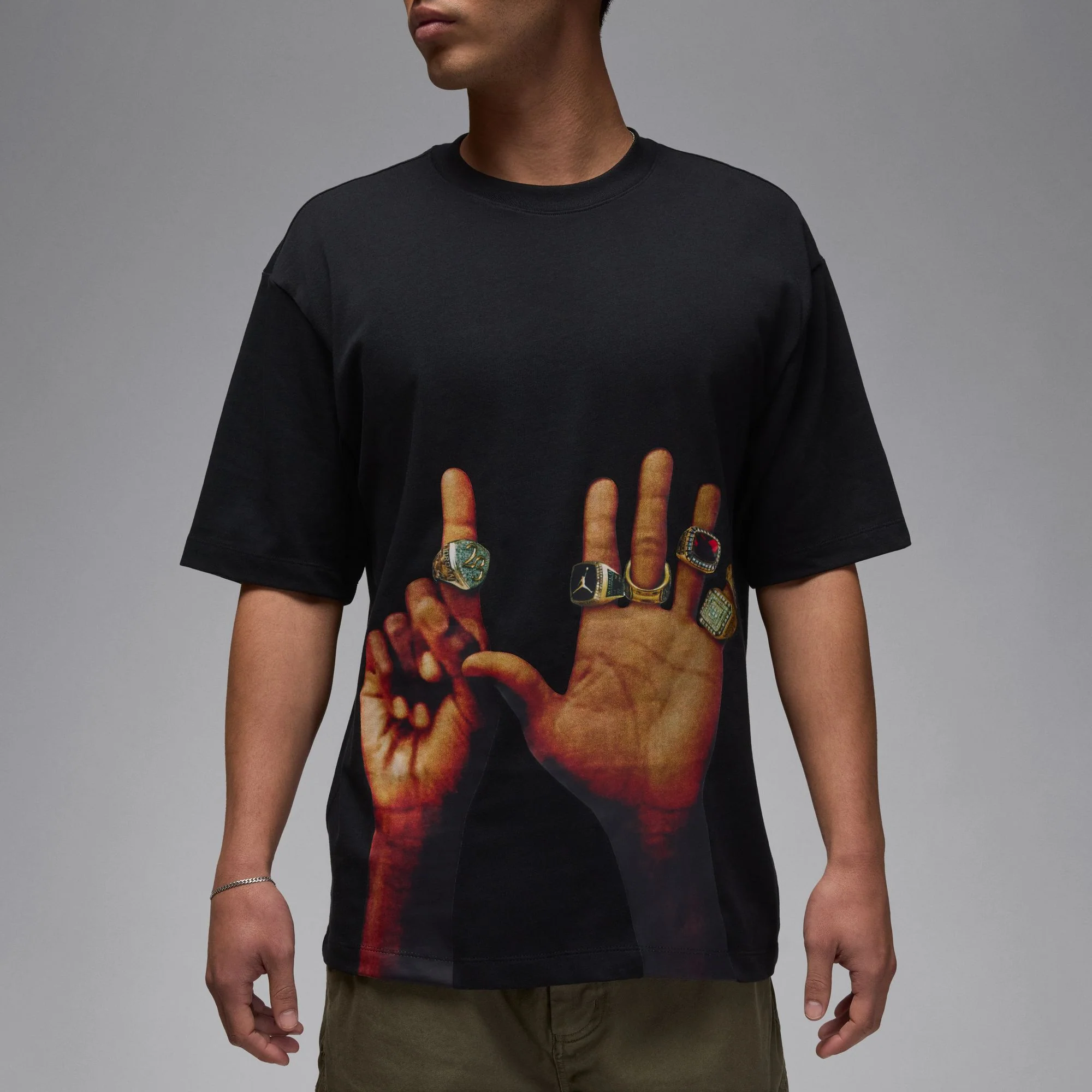 Air Jordan Mens Rings Tee - Image 4