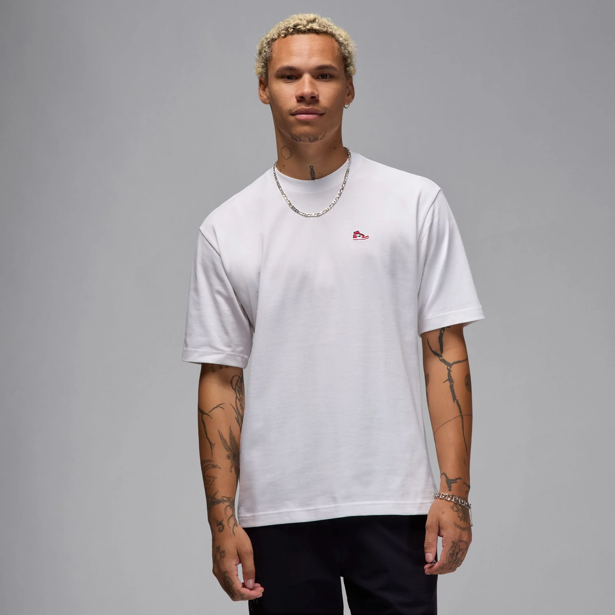 Air Jordan Mens Sneaker Patch Tee - Image 3