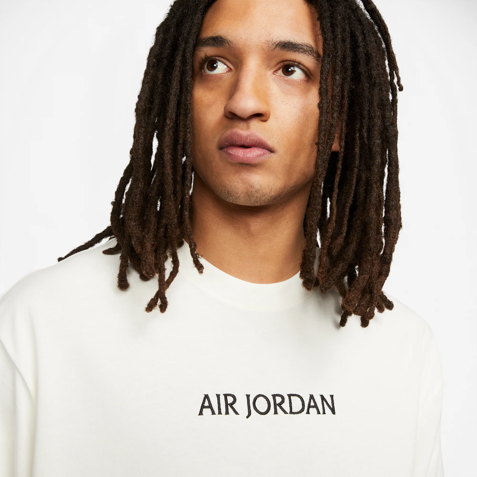 Air Jordan Mens SS Tee Sail - Image 4