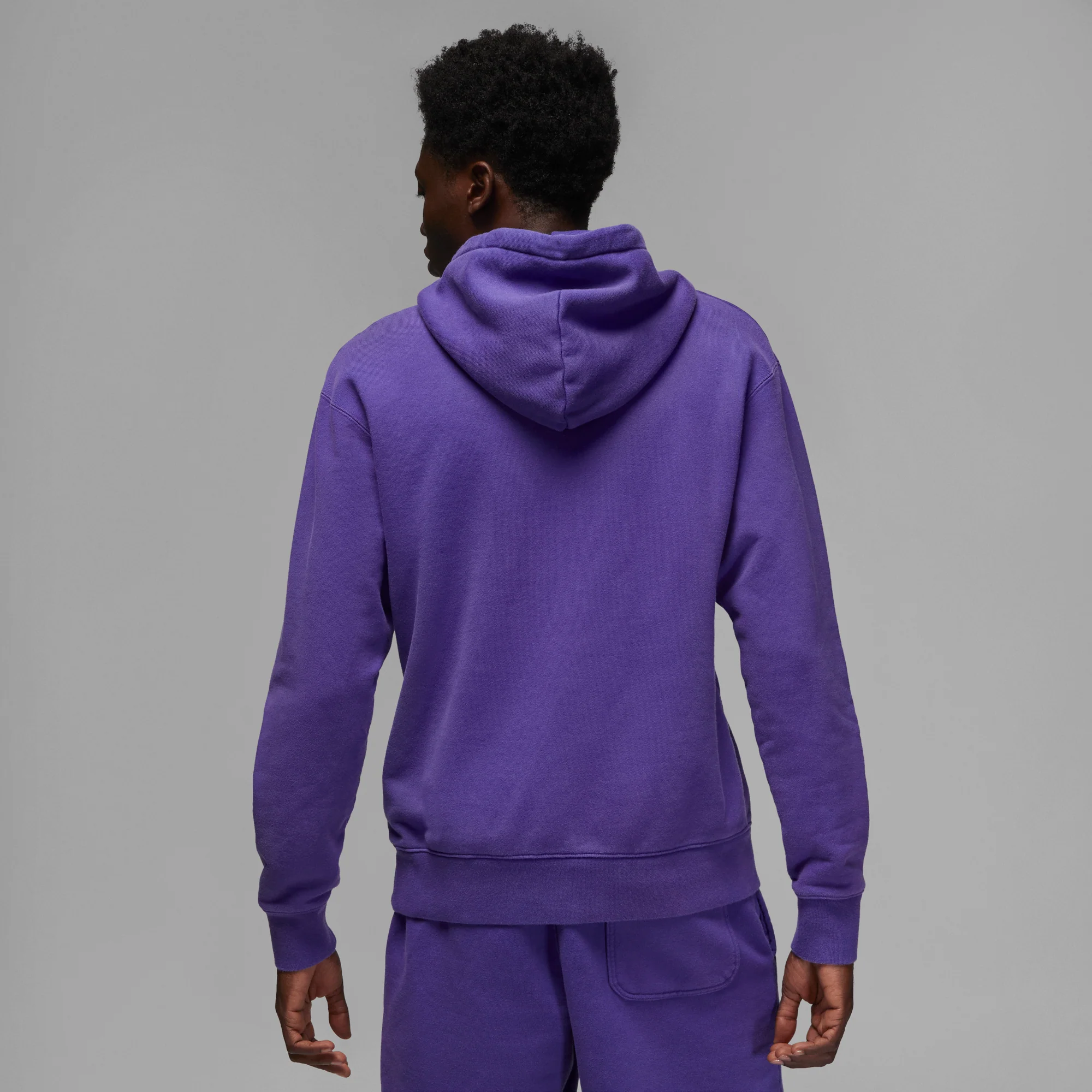 Air Jordan Mens Wordmark Fleece Hoodie - Image 2