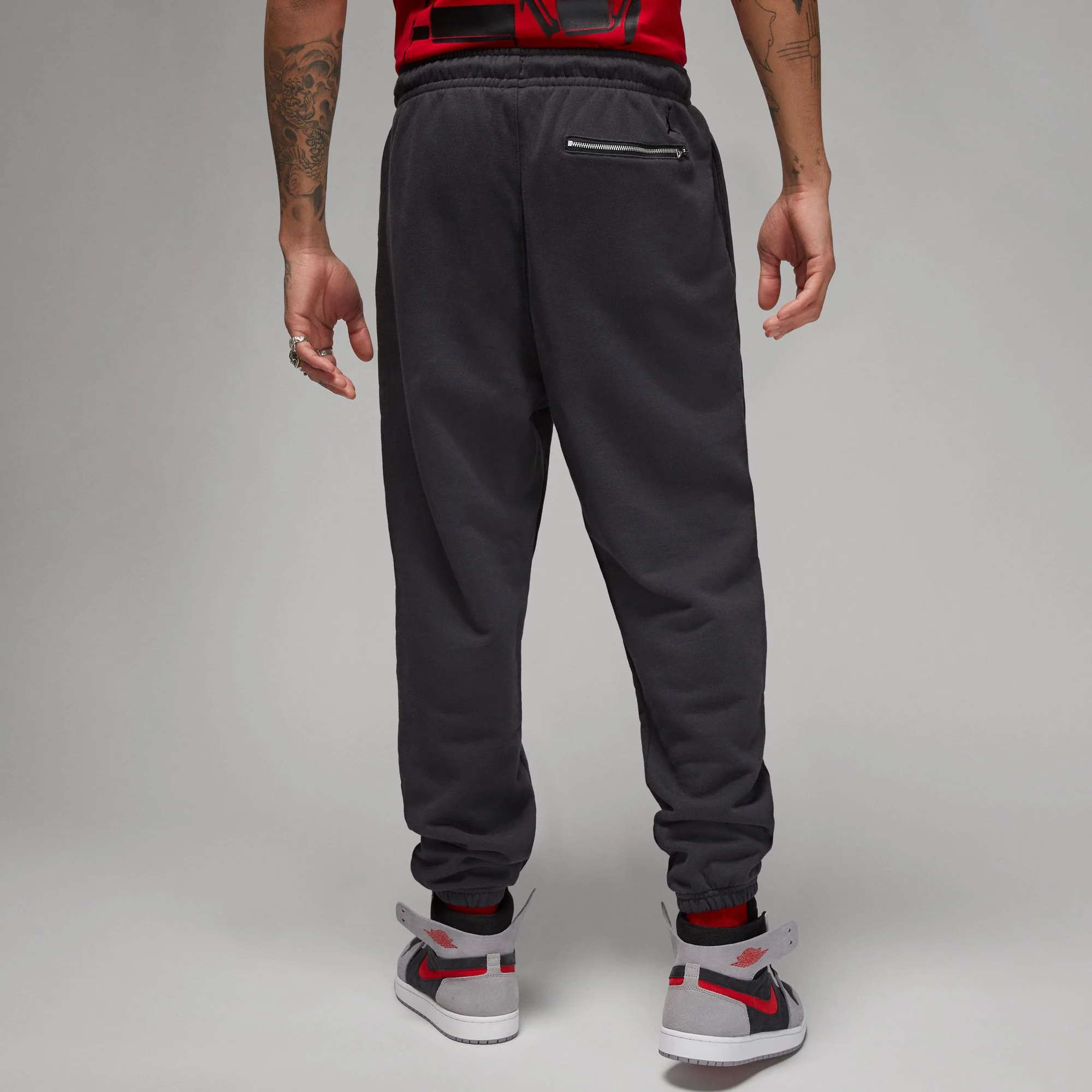 Air Jordan Mens Wordmark Fleece Pants - Image 3