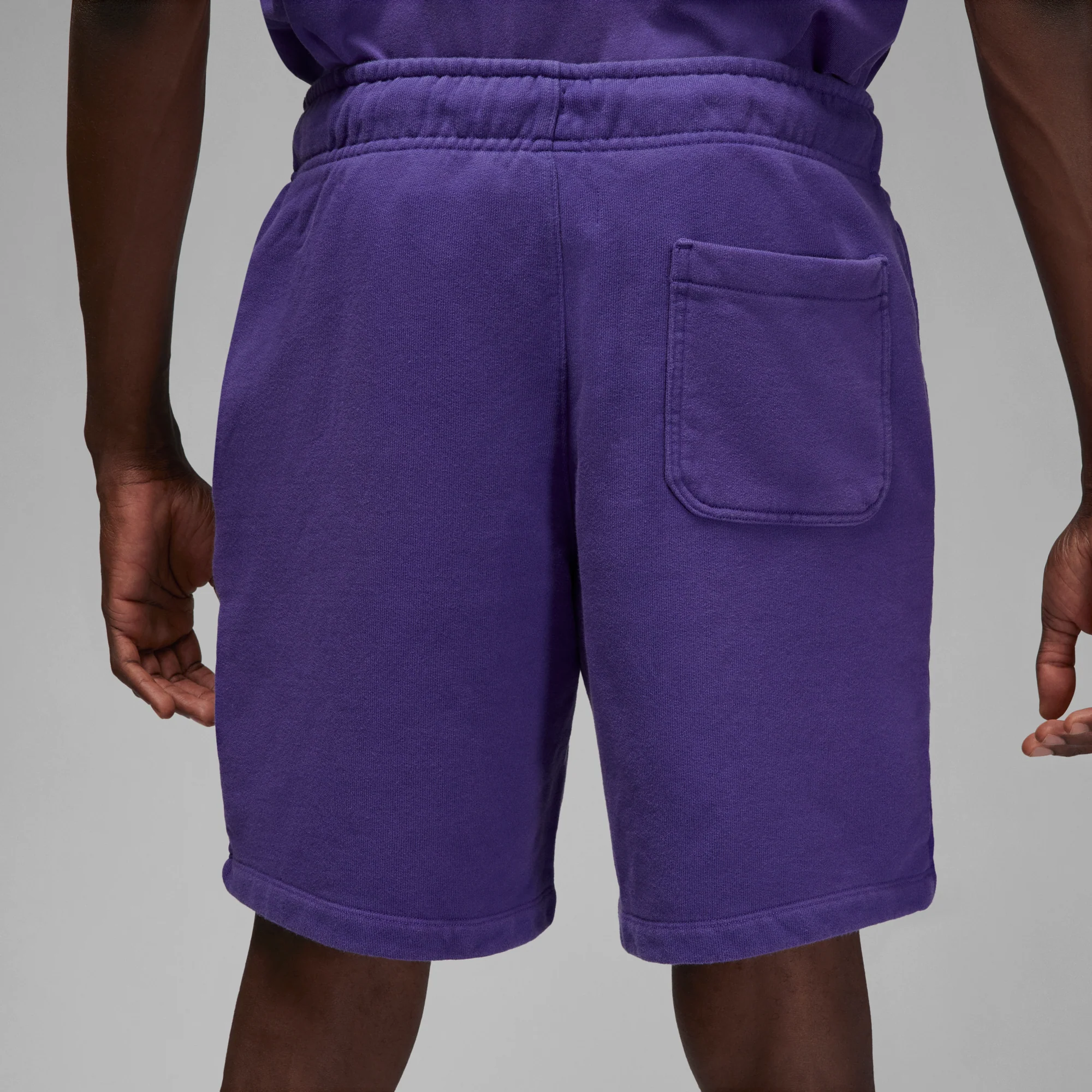 Air Jordan Mens Wordmark Fleece Shorts - Image 2