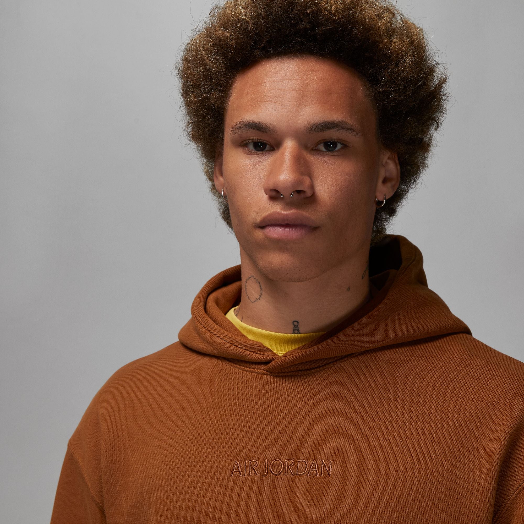 Air Jordan Mens Wordmark Hoodie - Image 4