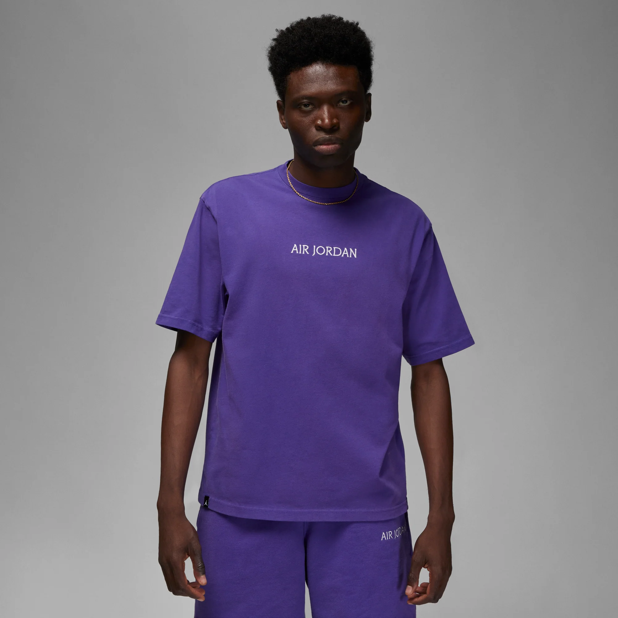 Air Jordan Mens Wordmark SS Tee - Image 3
