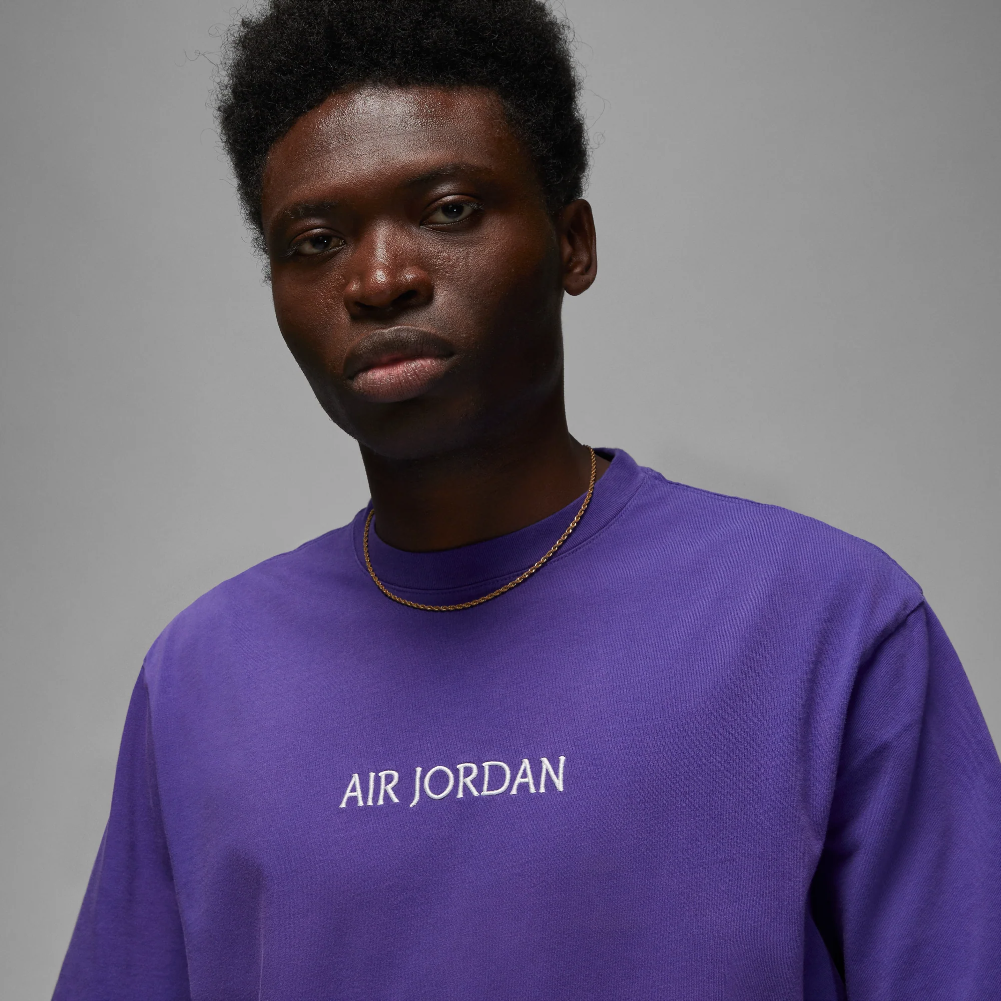 Air Jordan Mens Wordmark SS Tee - Image 4
