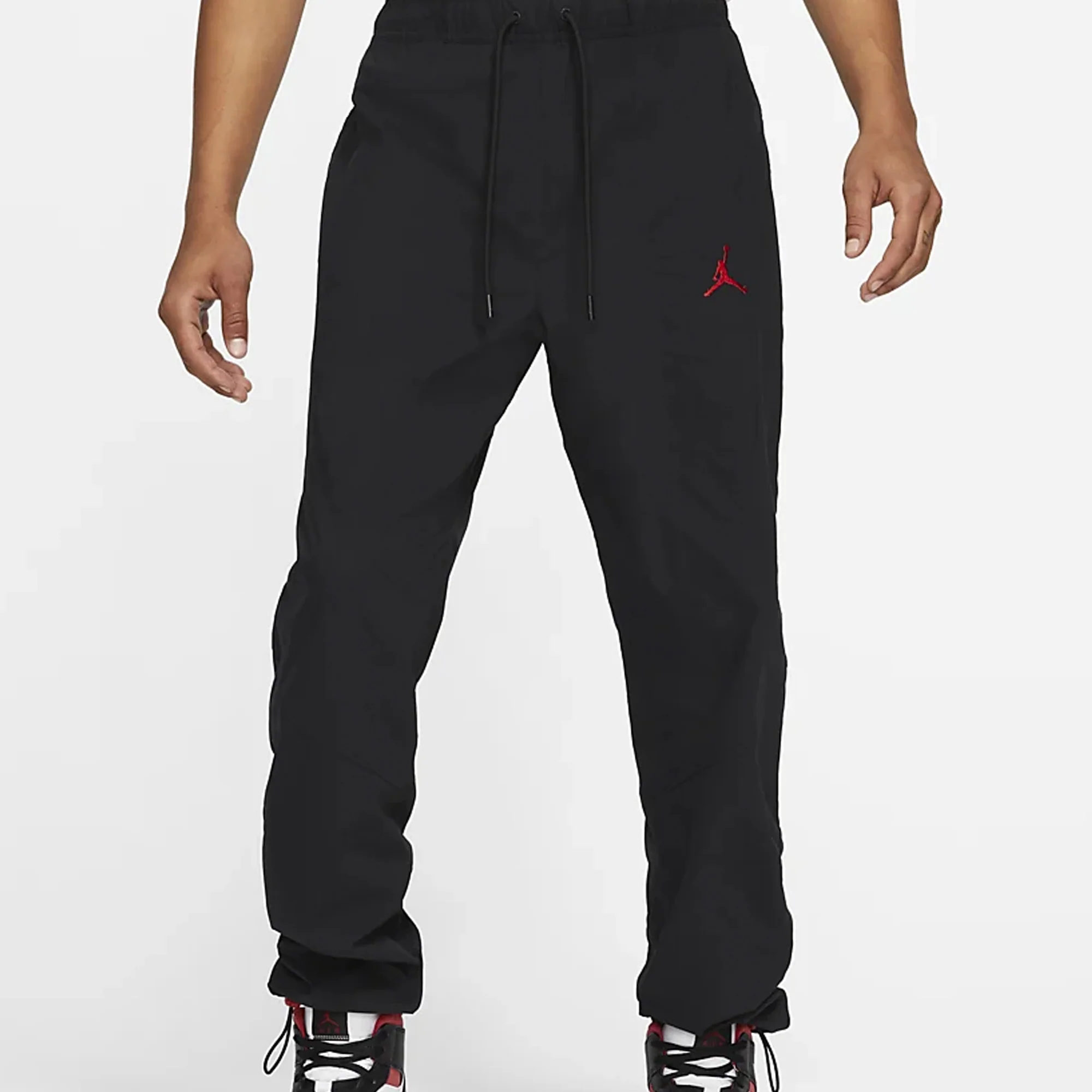 Air Jordan Mens Woven Pants Black - Image 2