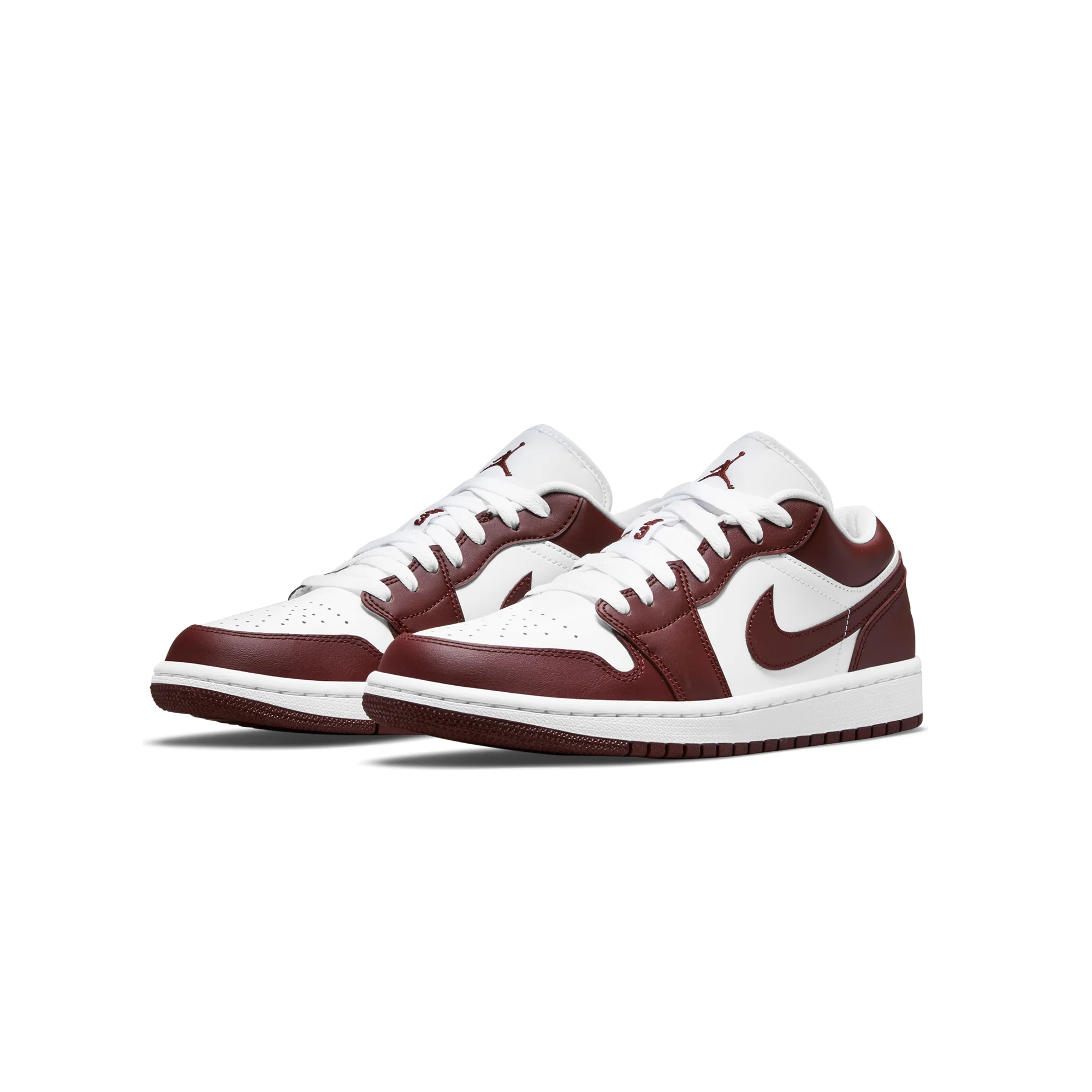 Air Jordan Womens 1 Low Shoes 'White/Bronze' - Image 2