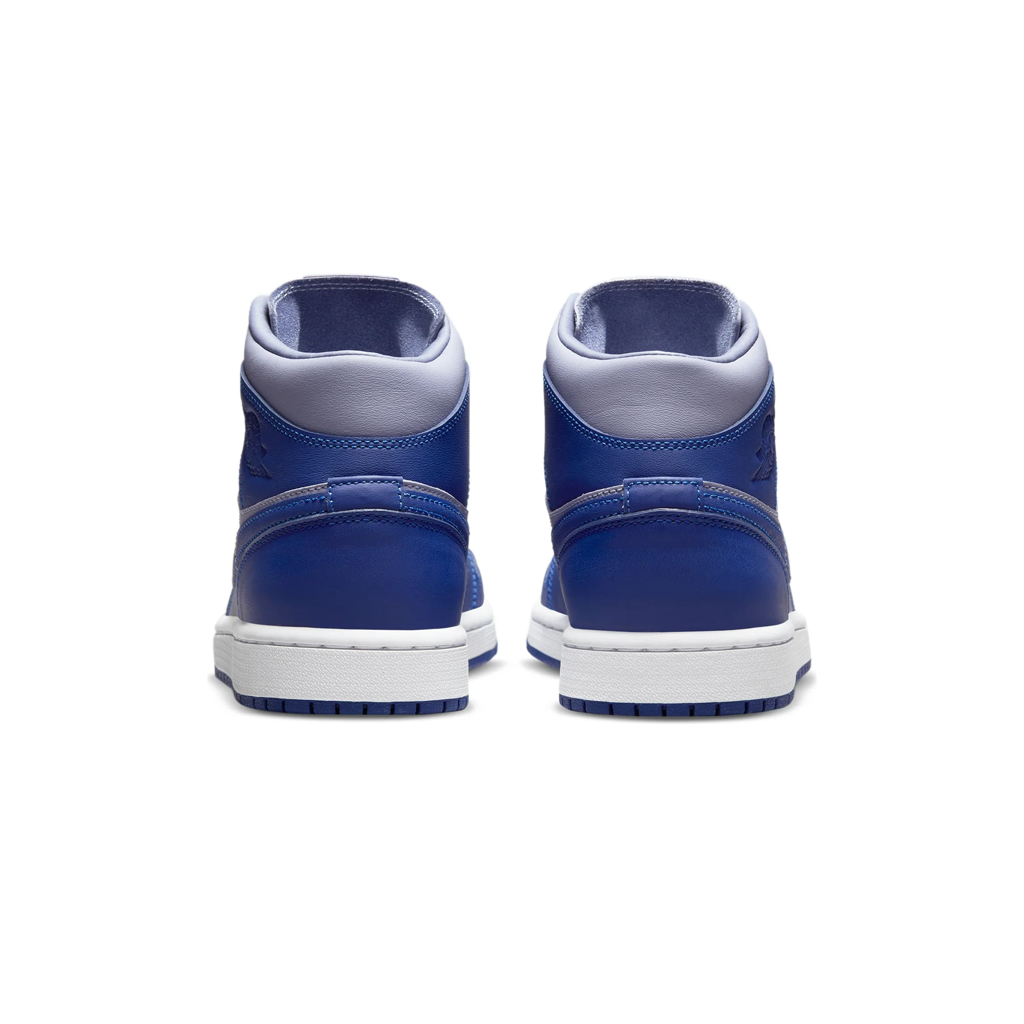Air Jordan Womens 1 Mid SE Shoes 'Iron Purple/Deep Royal' - Image 3