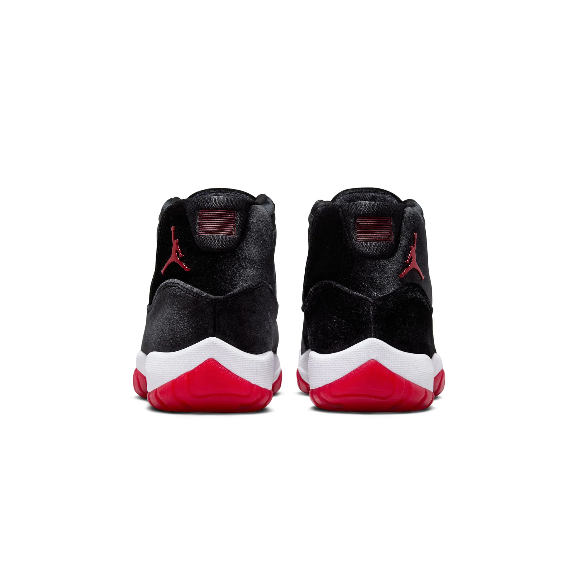 Air Jordan Womens 11 Retro "Bred Velvet" Shoes - Image 3