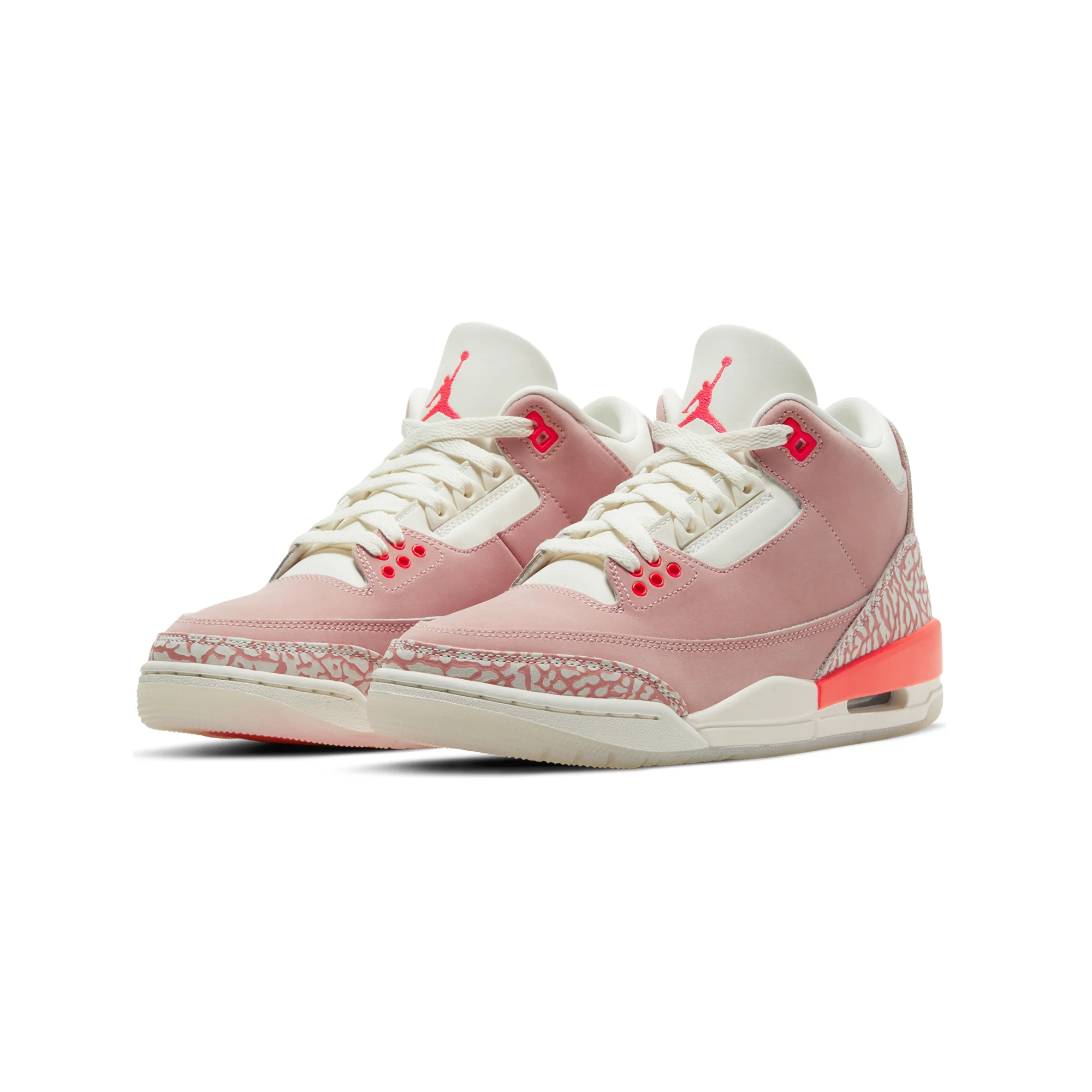 Air Jordan Womens 3 Retro Rust Pink Shoes - Image 2
