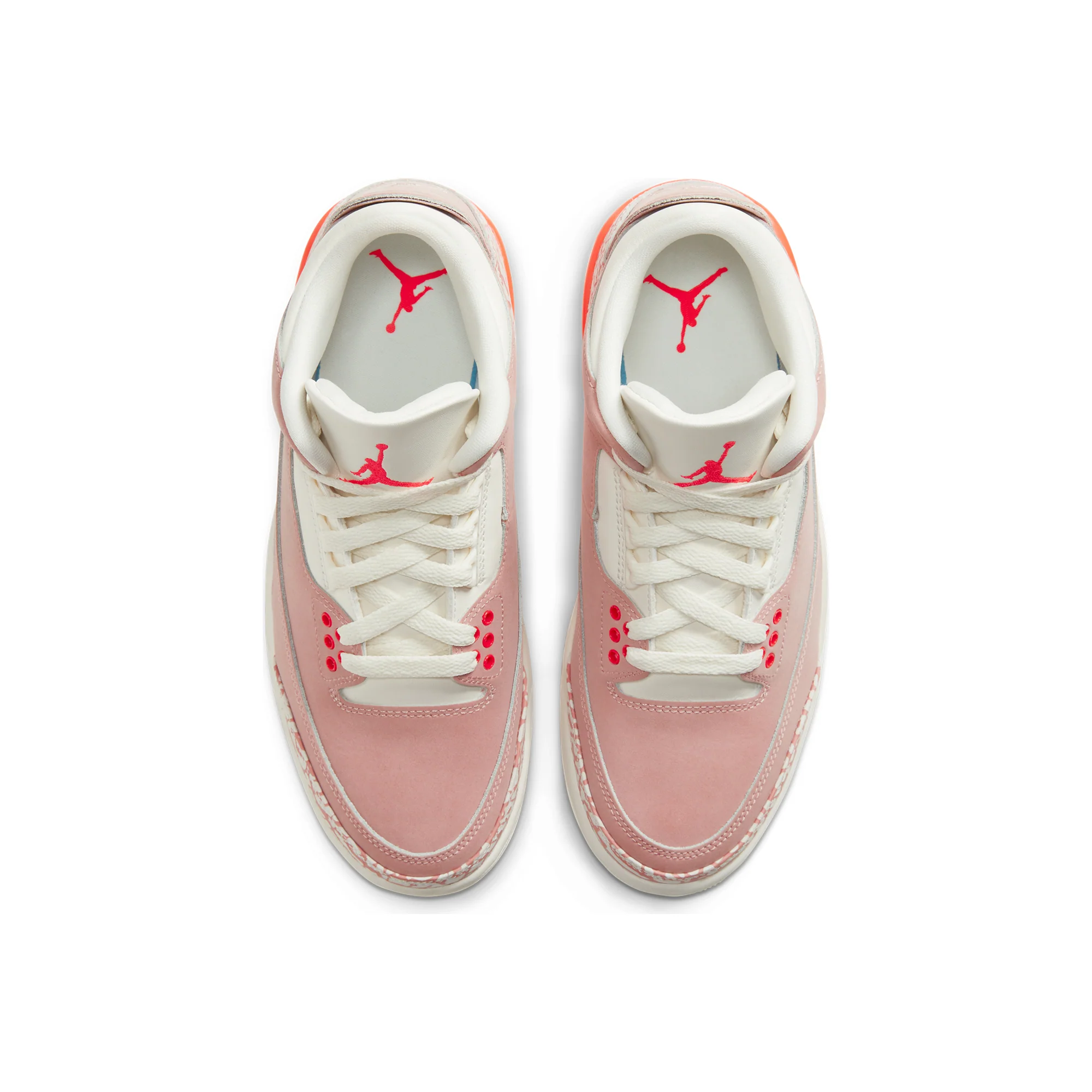 Air Jordan Womens 3 Retro Rust Pink Shoes - Image 4