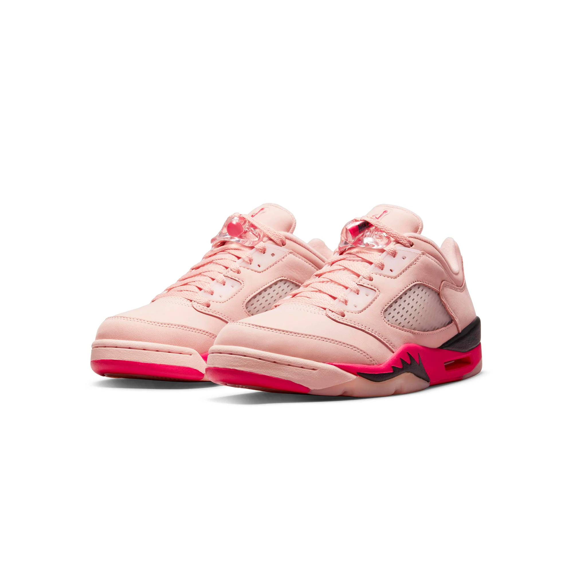 Air Jordan Womens 5 Retro Low Shoes 'Arctic Orange/Siren Red' - Image 2