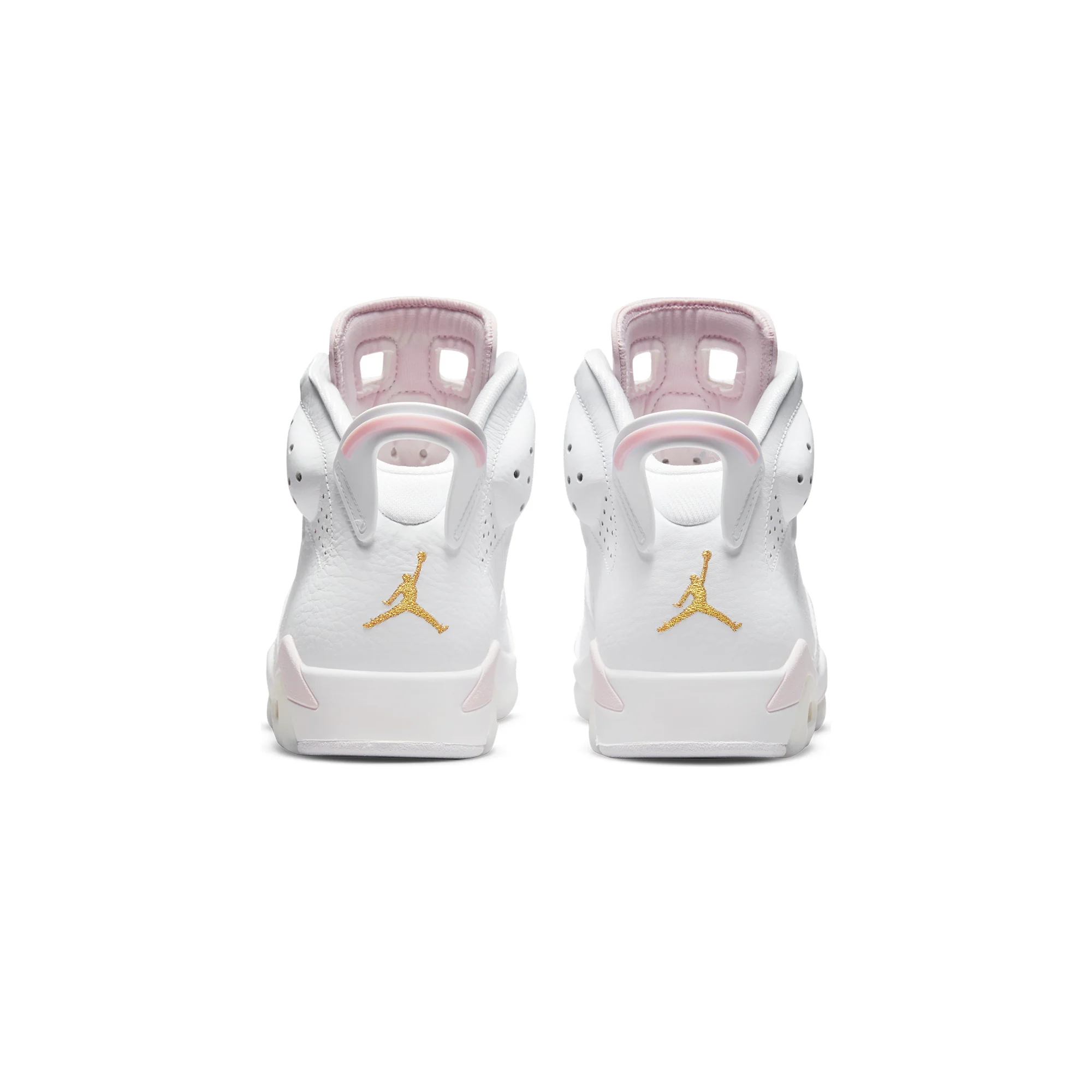 Air Jordan Womens 6 Retro Gold Hoop Shoes - Image 3