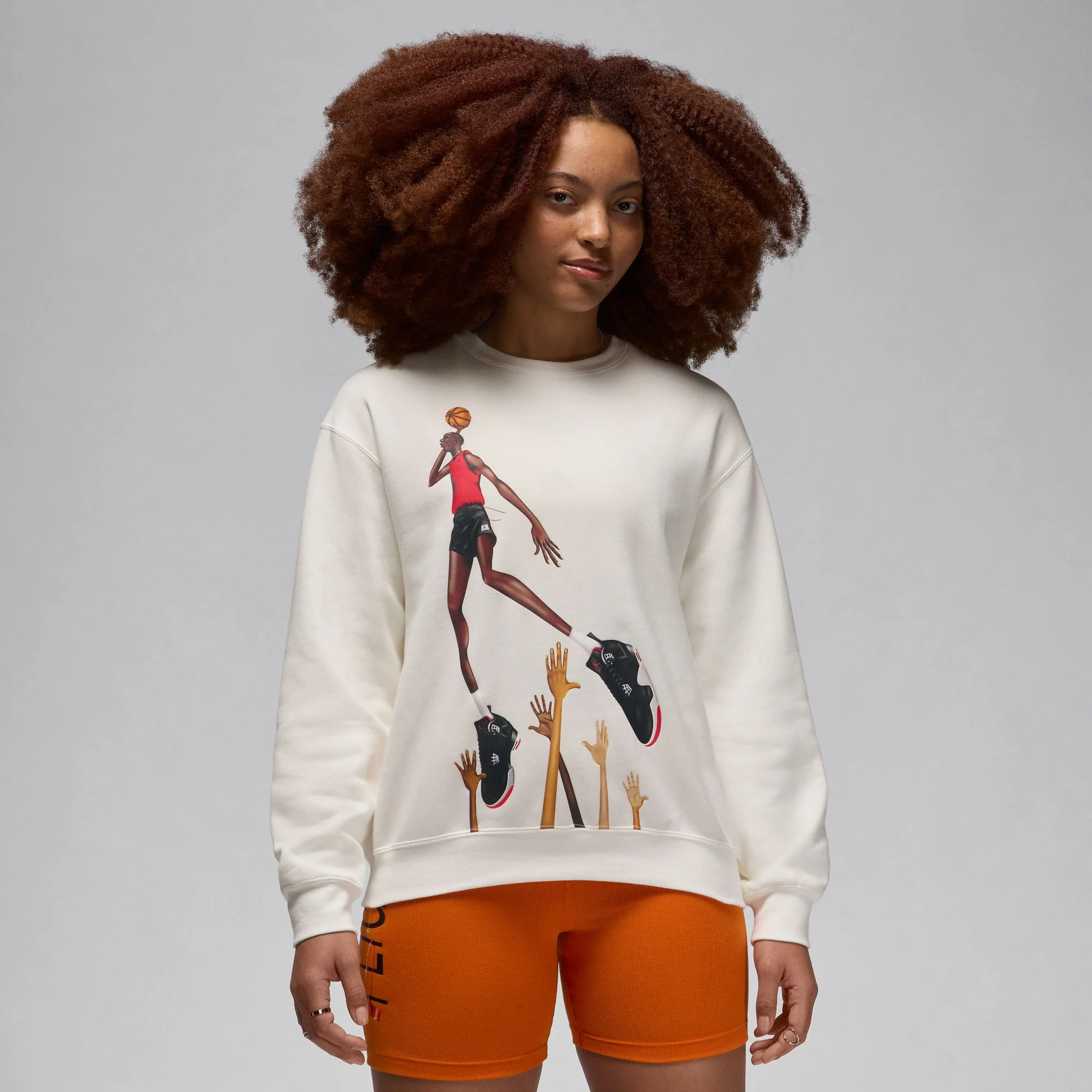 Air Jordan Womens Art Fleece Crew - Image 2