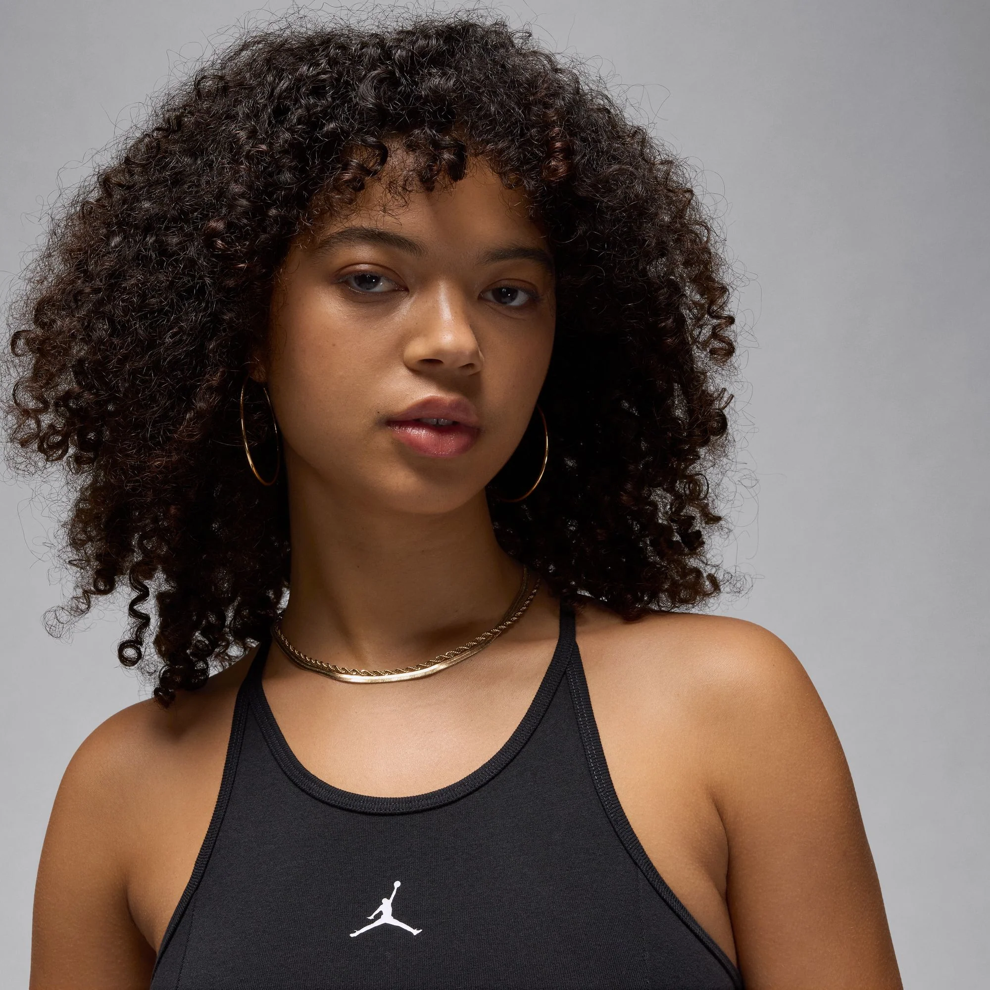 Air Jordan Womens Black Slim Knit Dress - Image 4