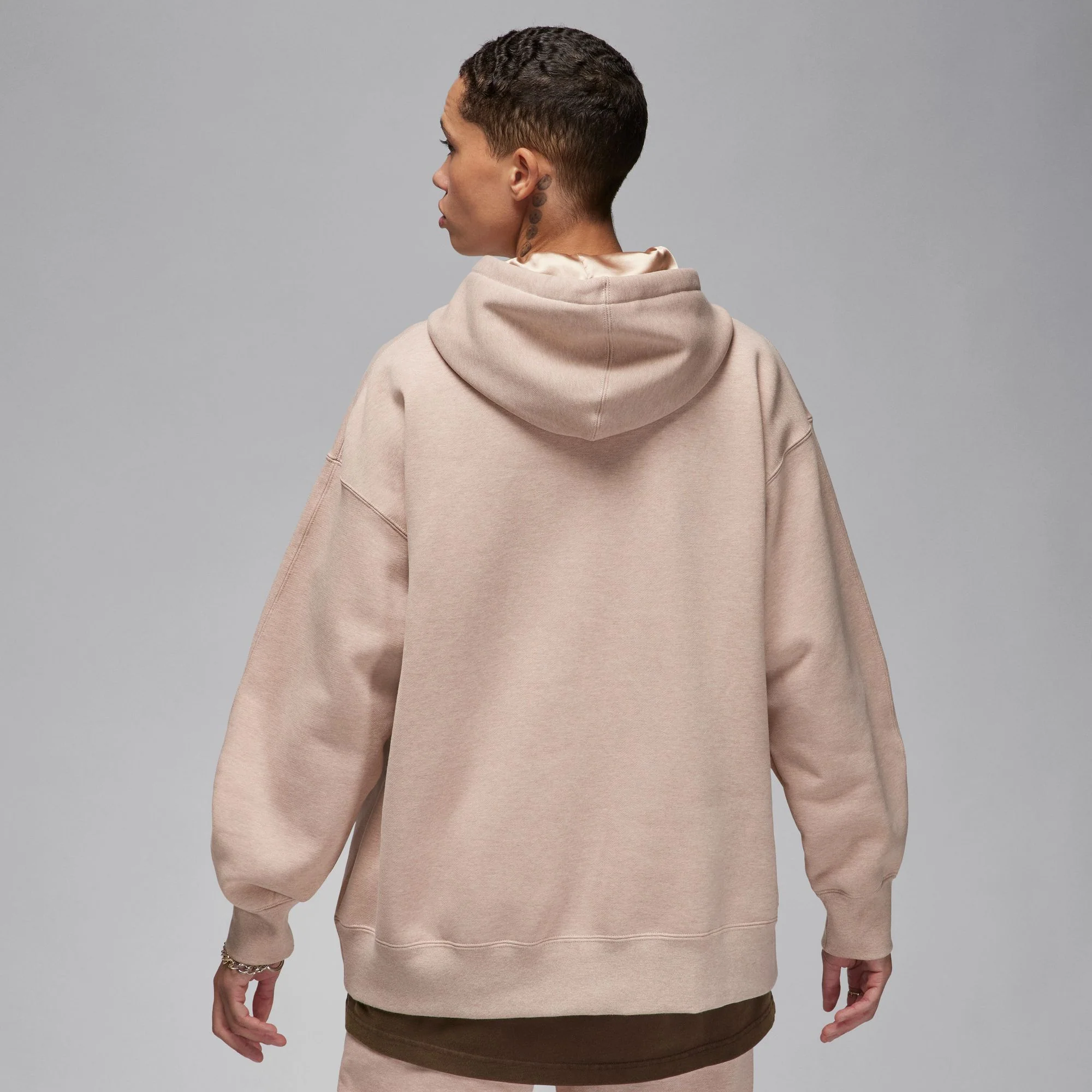 Air Jordan Womens Flight Fleece Pullover Hoodie - Image 4