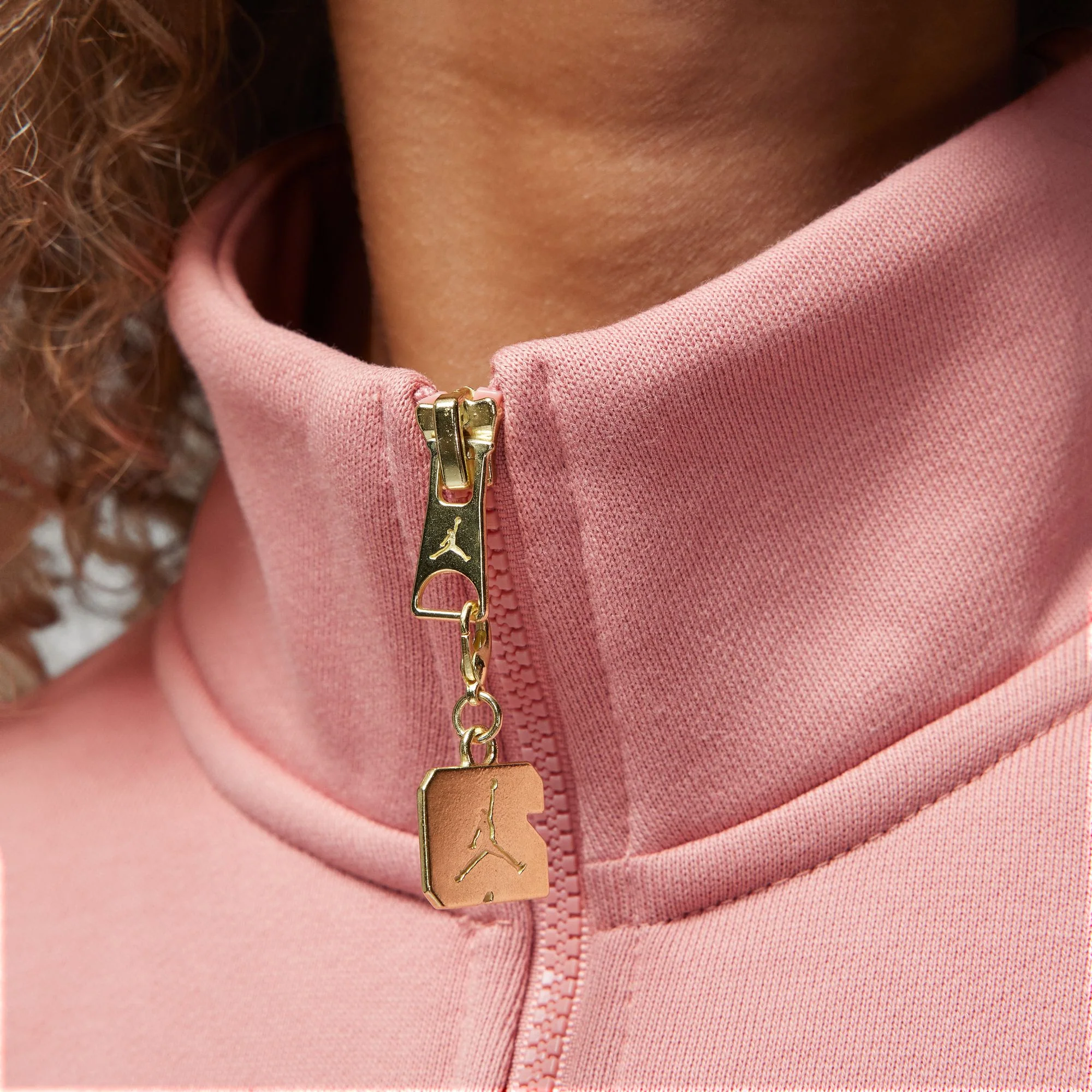 Air Jordan Womens Flight Fleece Quarter-Zip Top - Image 4