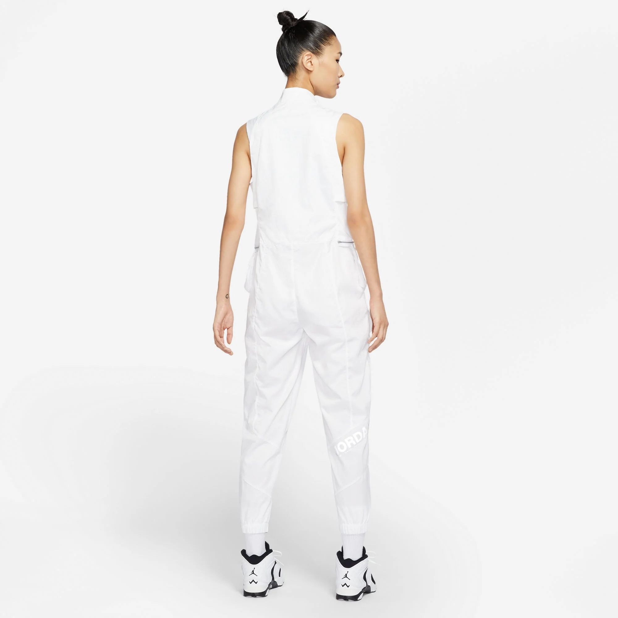 Air Jordan Womens White Flightsuit - Image 3