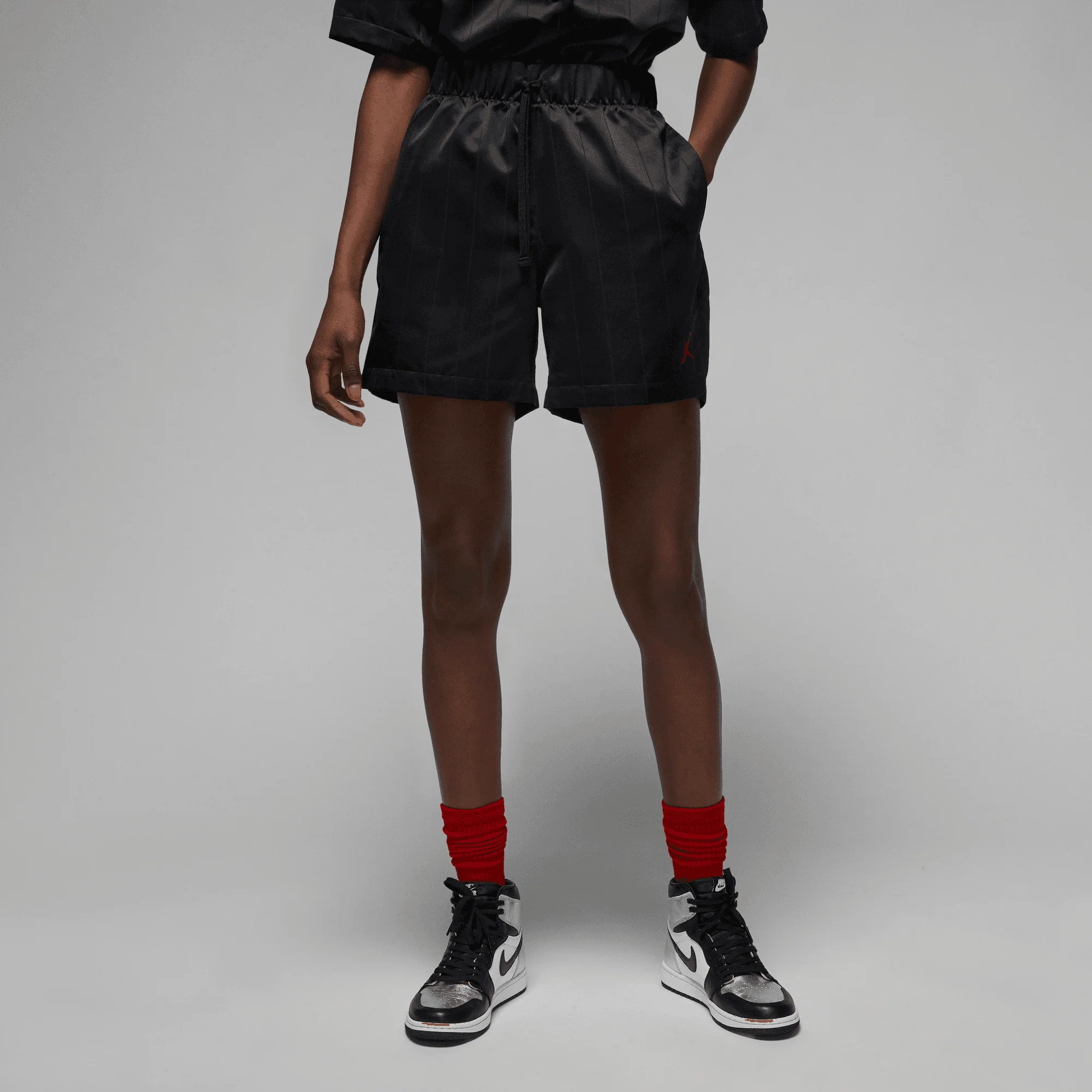 Air Jordan Womens Heritage Shorts 'Black' - Image 2