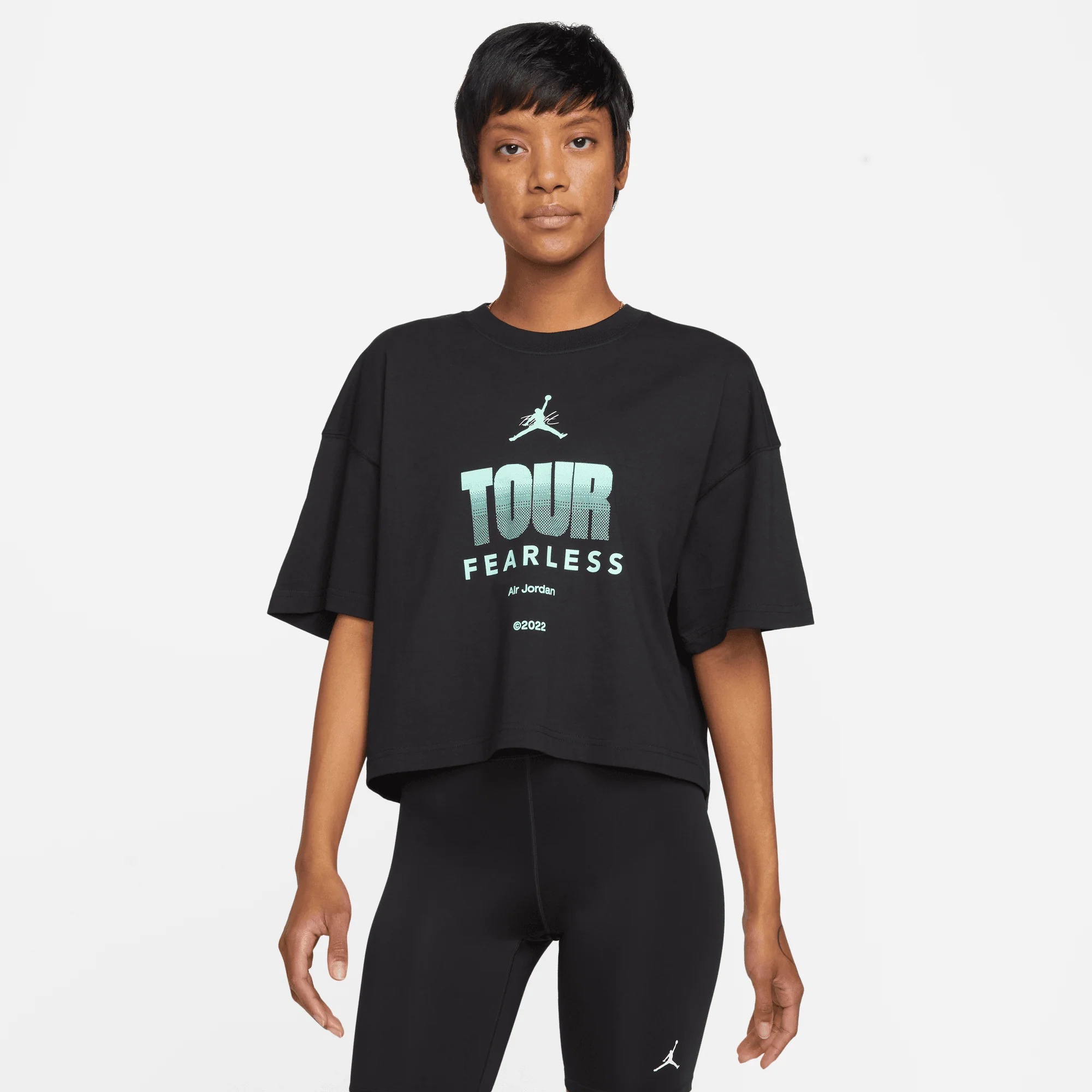 Air Jordan Womens HL Fearless SS Boxy Crew Tee - Image 3