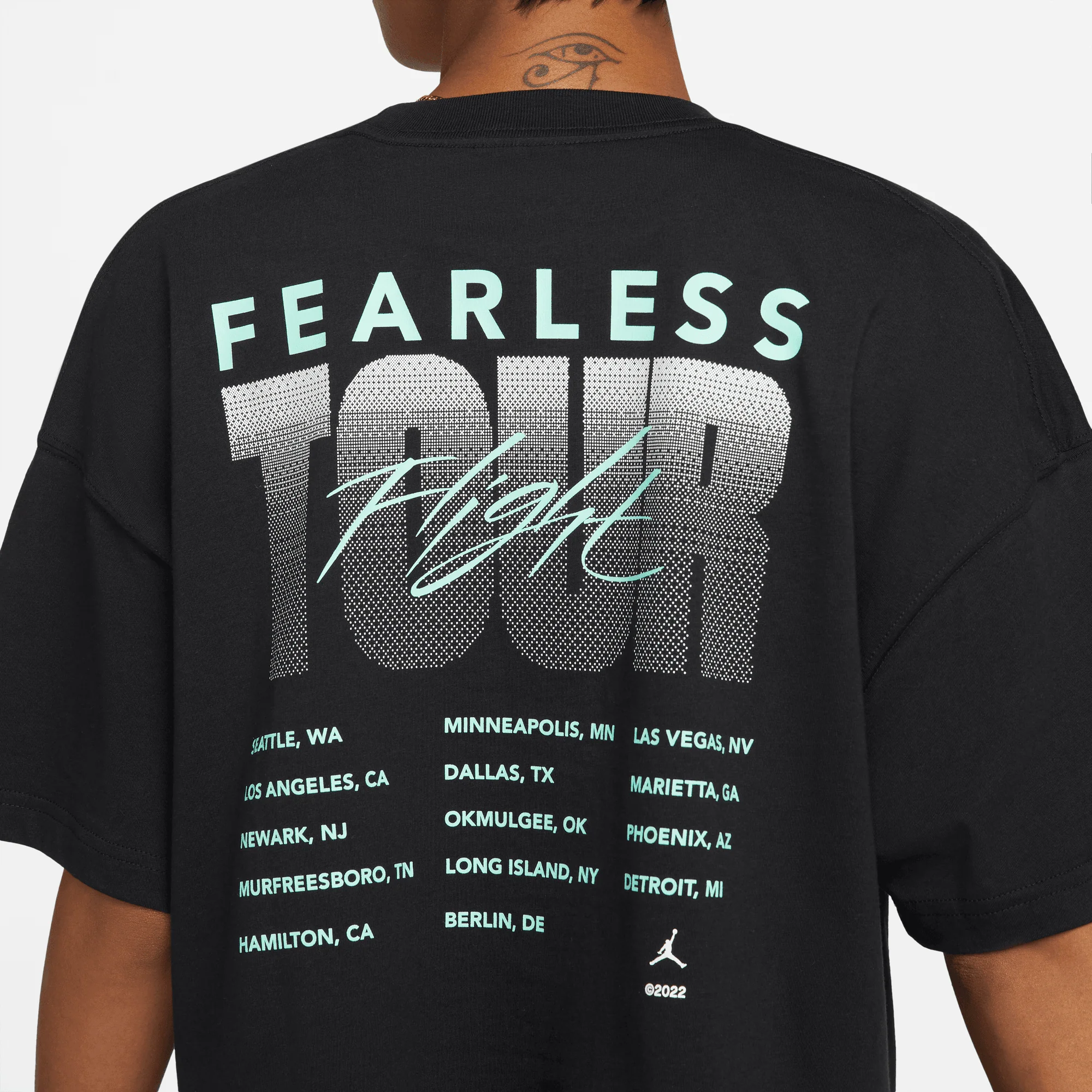 Air Jordan Womens HL Fearless SS Boxy Crew Tee - Image 4