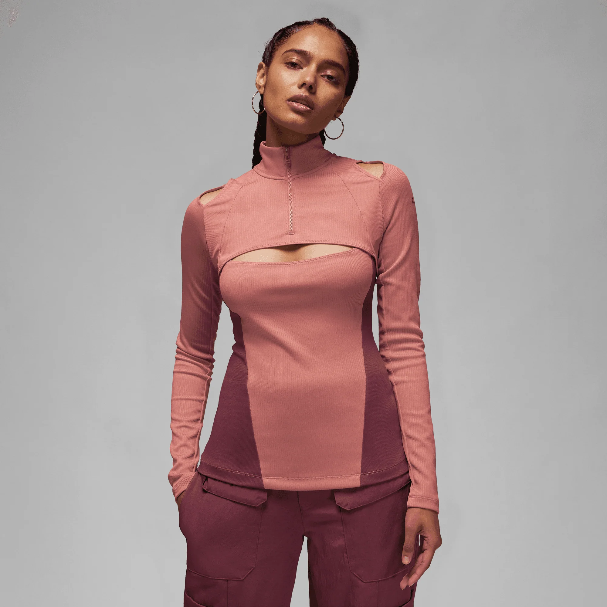 Air Jordan Womens Jordan 23 Engineered 1/4 Zip Top - Image 3