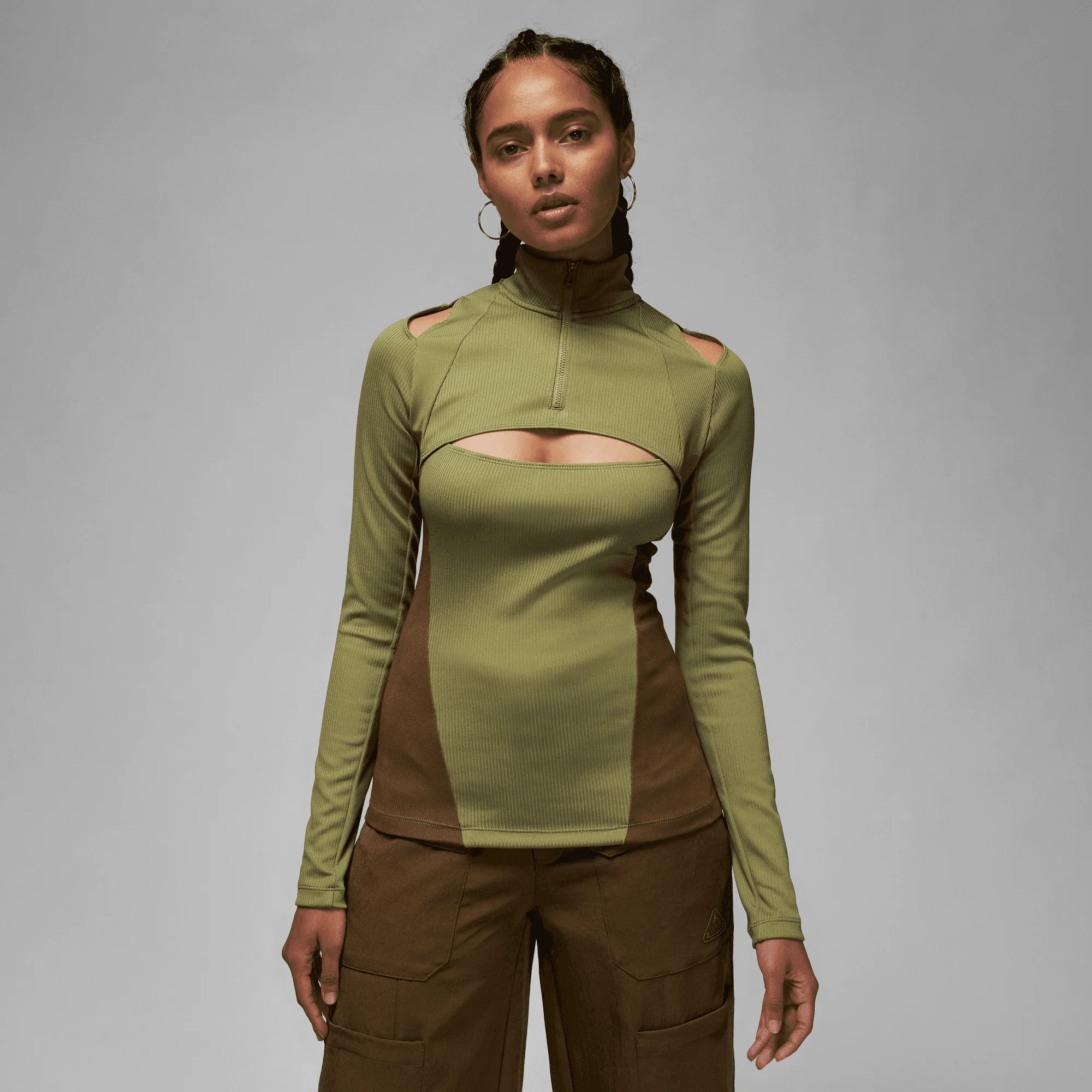 Air Jordan Womens Jordan 23 Engineered 1/4 Zip Top - Image 2