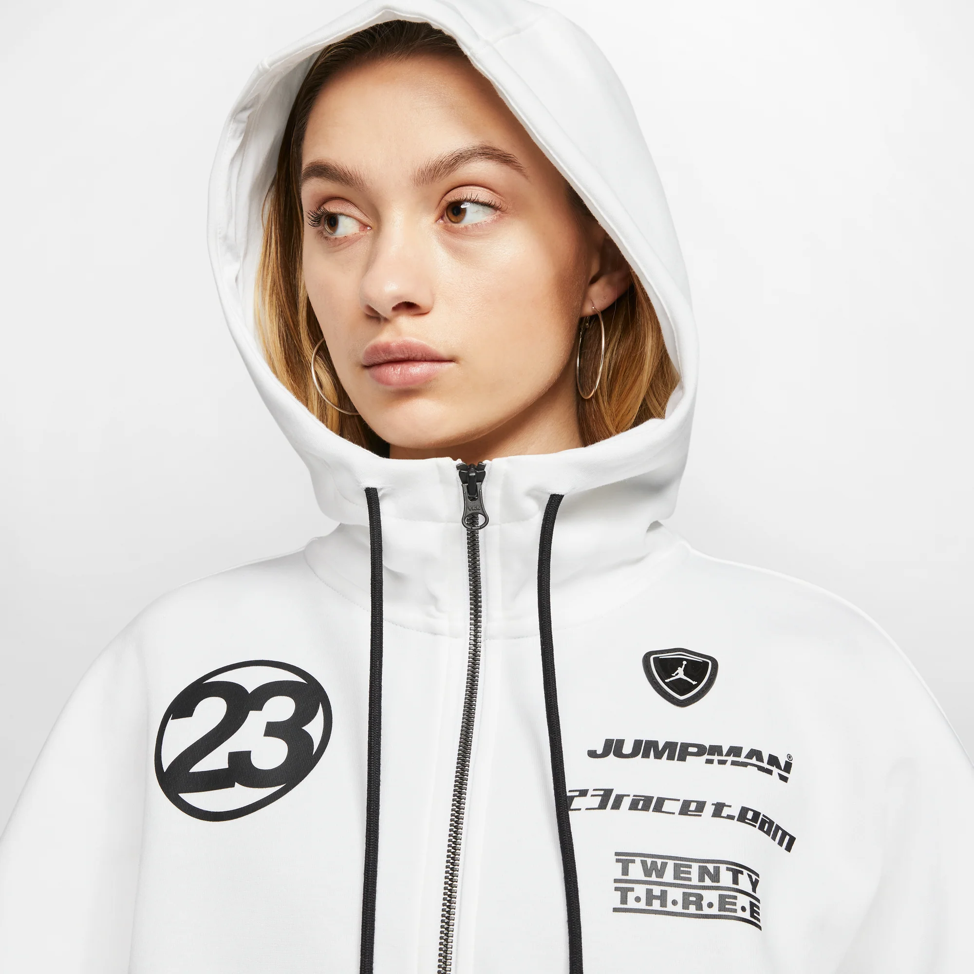 Air Jordan Womens Lightweight Fleece Top - Image 4