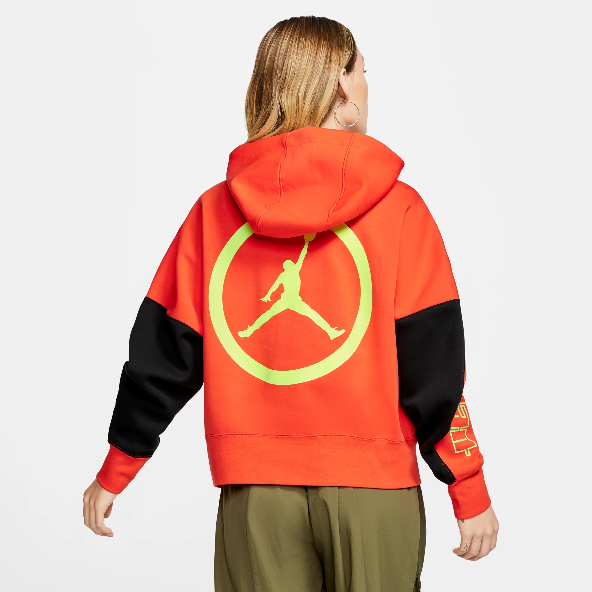 Air Jordan Womens Lightweight Fleece Jacket - Image 3