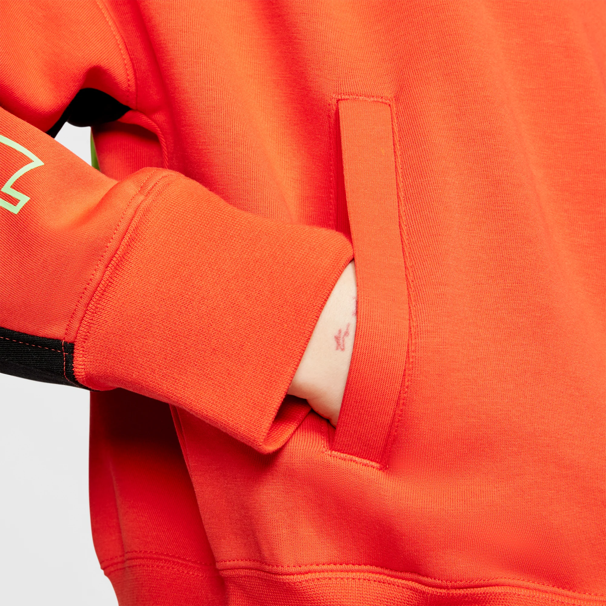 Air Jordan Womens Lightweight Fleece Jacket - Image 5