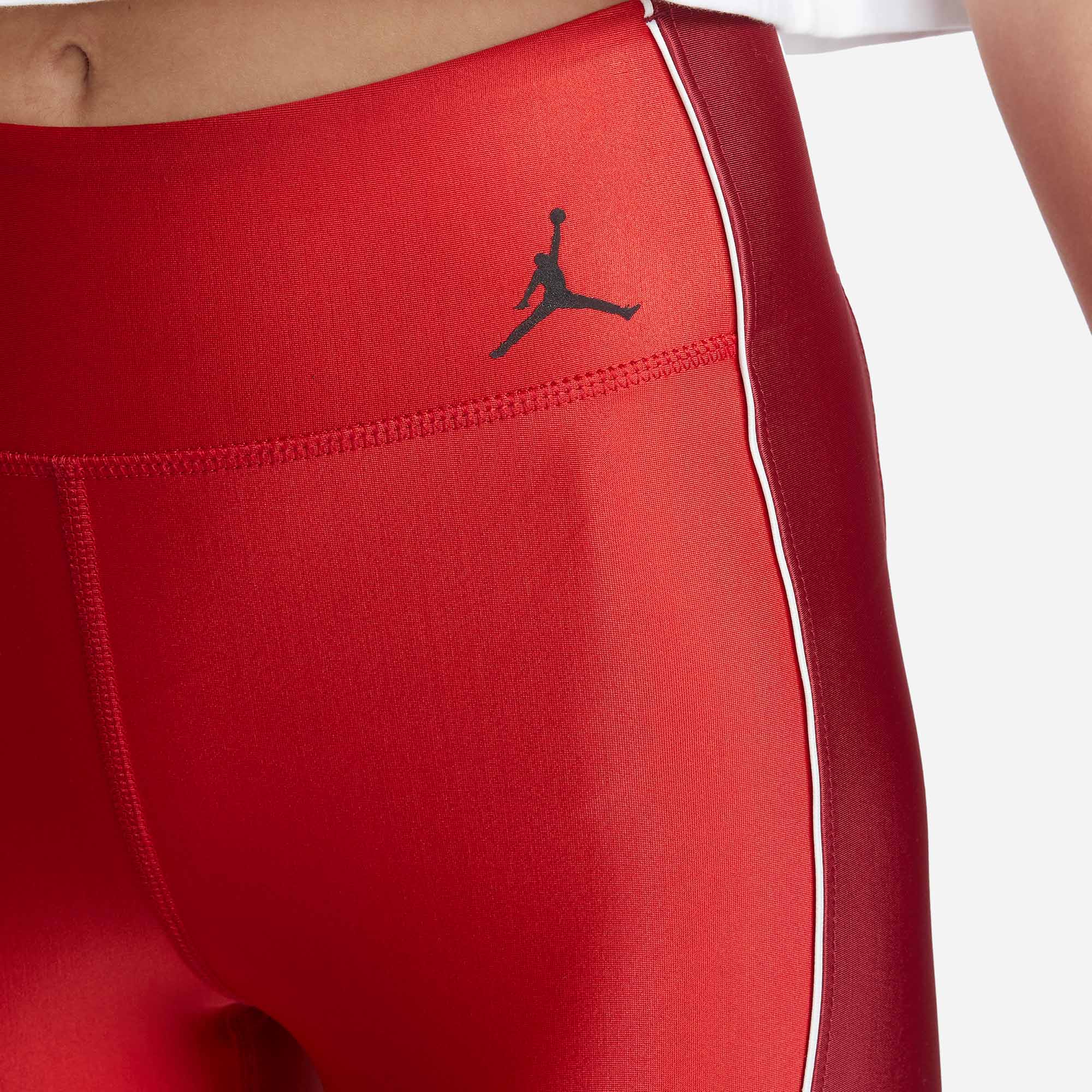 Air Jordan Womens Mid-Rise Bike Shorts 'Varsity Red' - Image 4