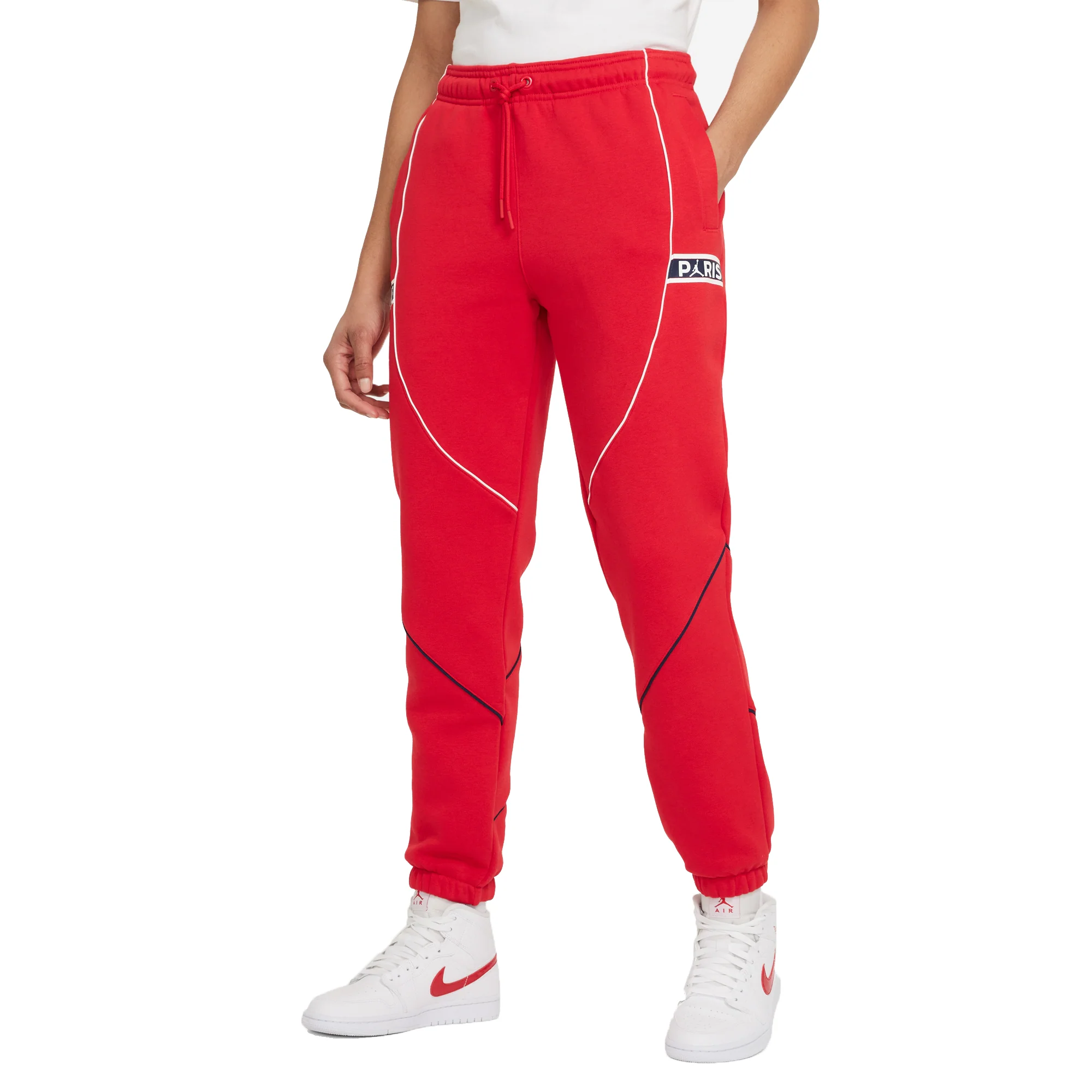 Air Jordan Womens Paris Saint-Germain Pants 'University Red' - Image 2