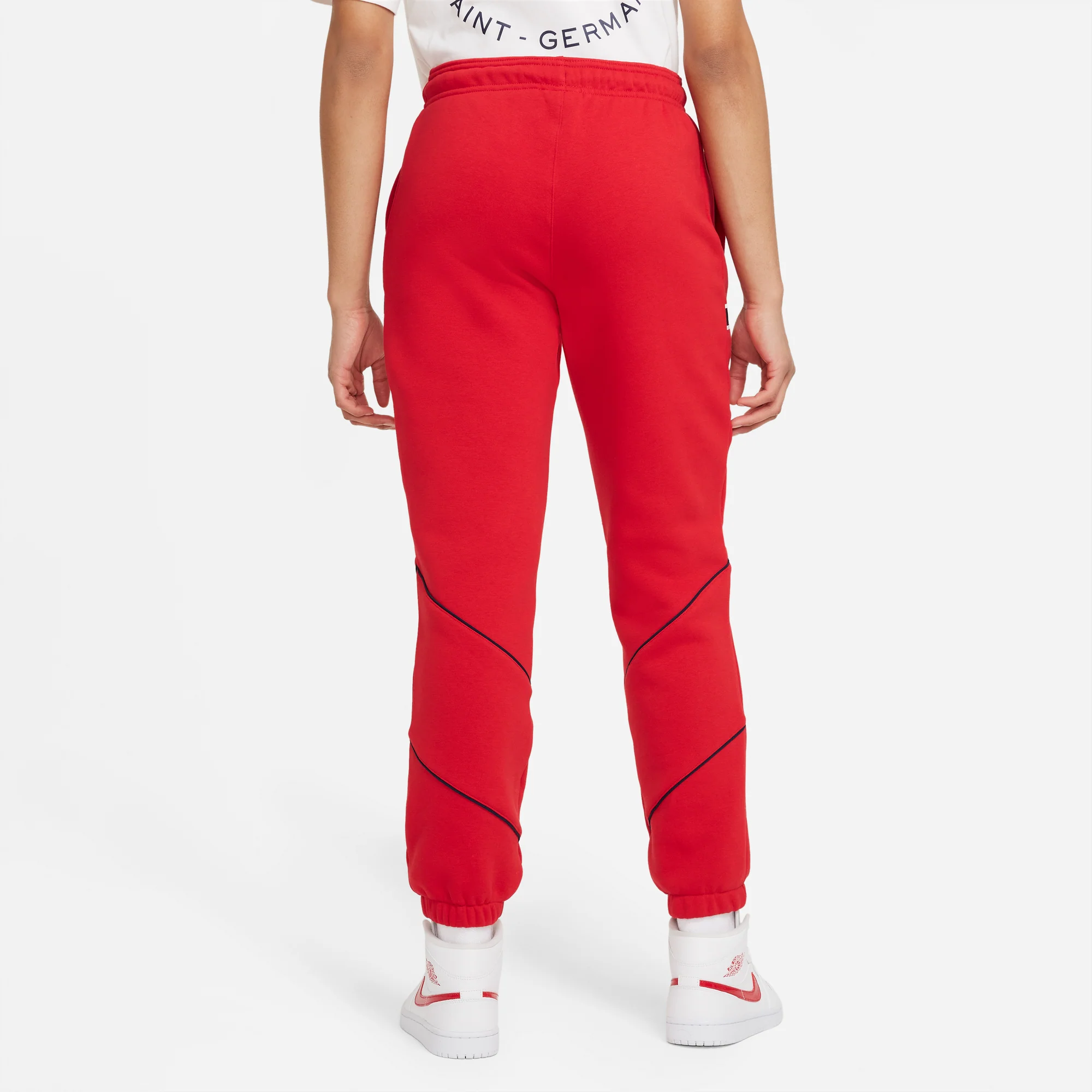 Air Jordan Womens Paris Saint-Germain Pants 'University Red' - Image 3